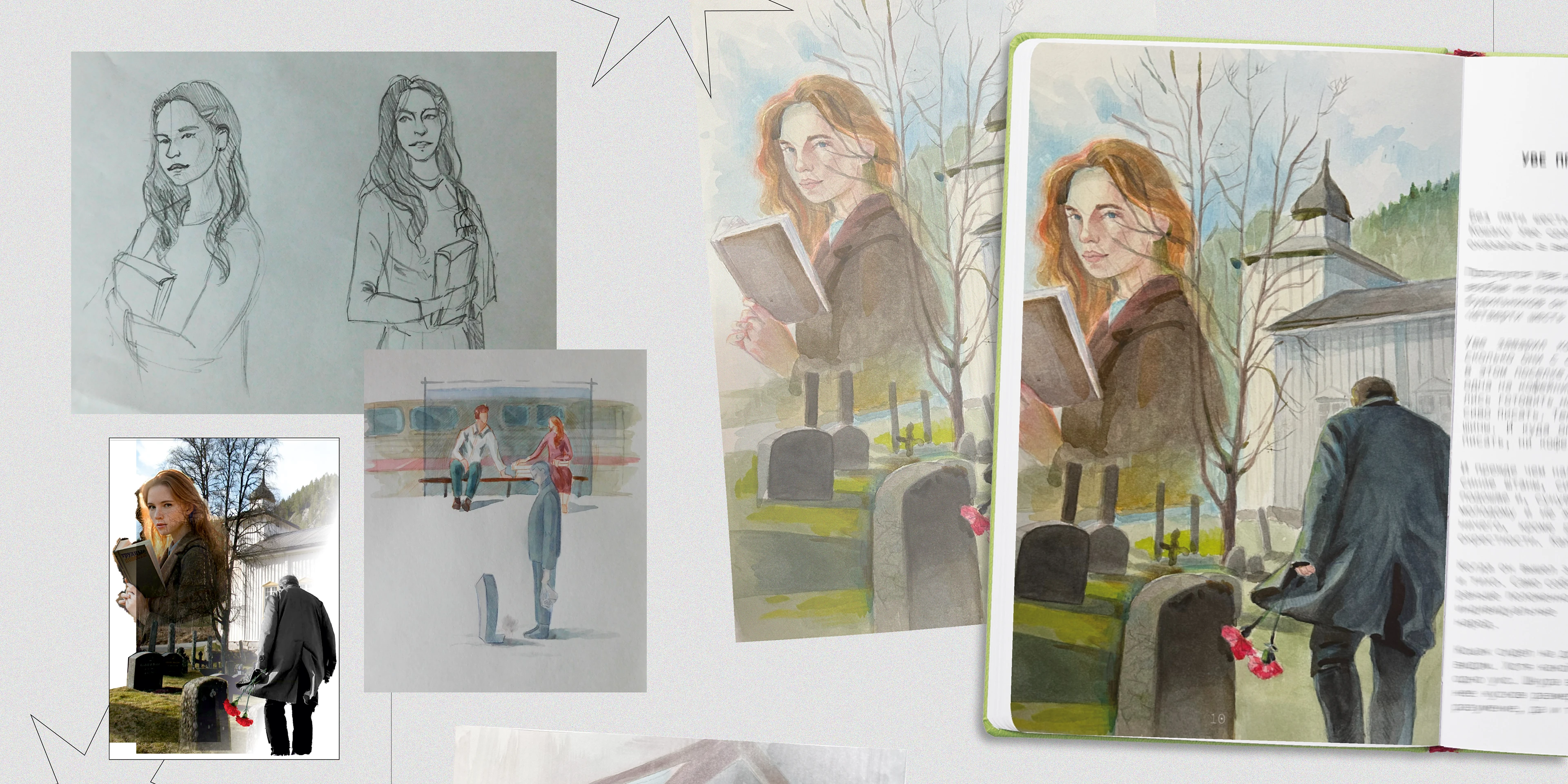 Вторая жизнь Уве - серия иллюстраций — Изображение №6 — Иллюстрация, Графика на Dprofile