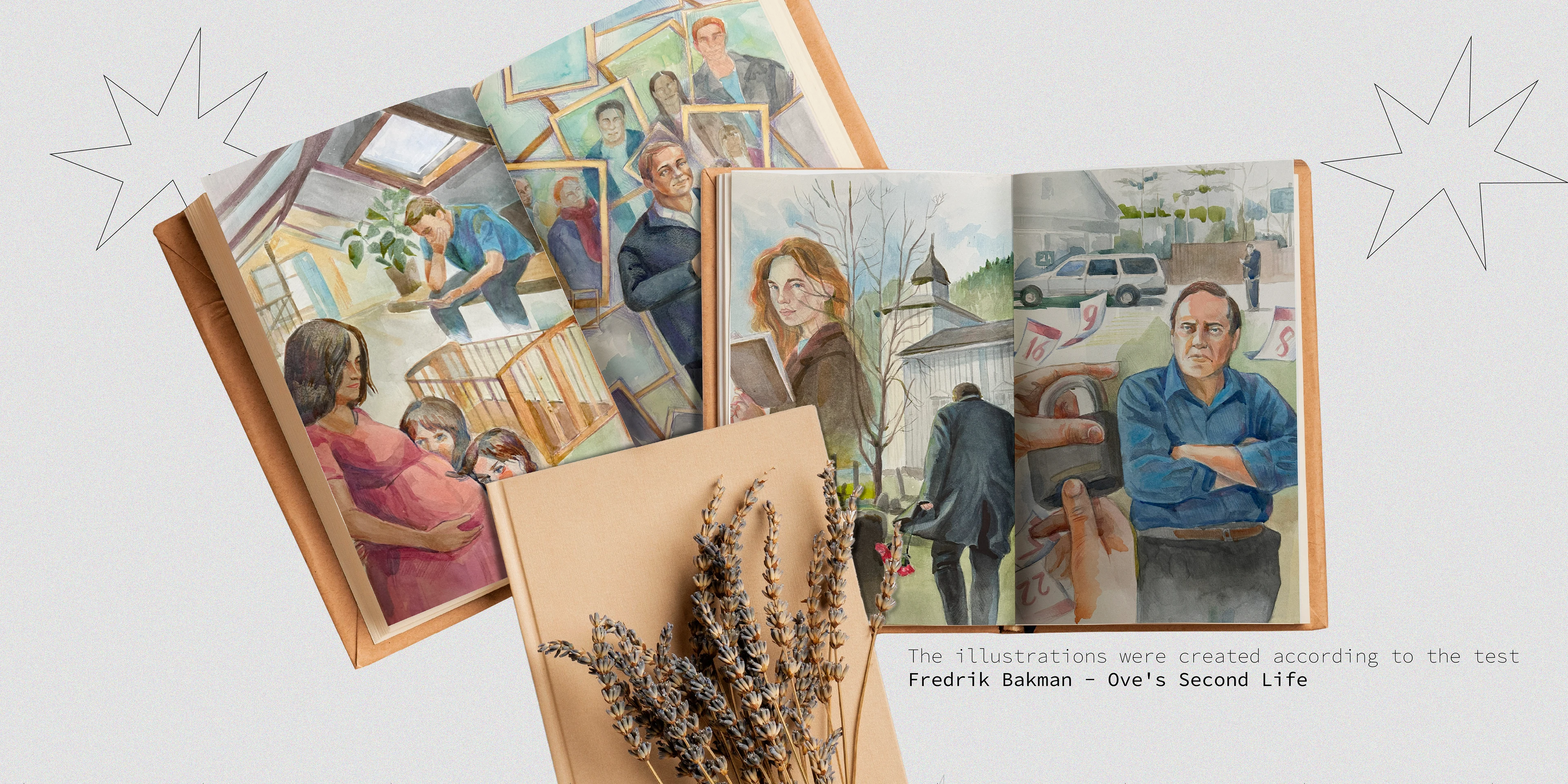 Вторая жизнь Уве - серия иллюстраций — Изображение №10 — Иллюстрация, Графика на Dprofile