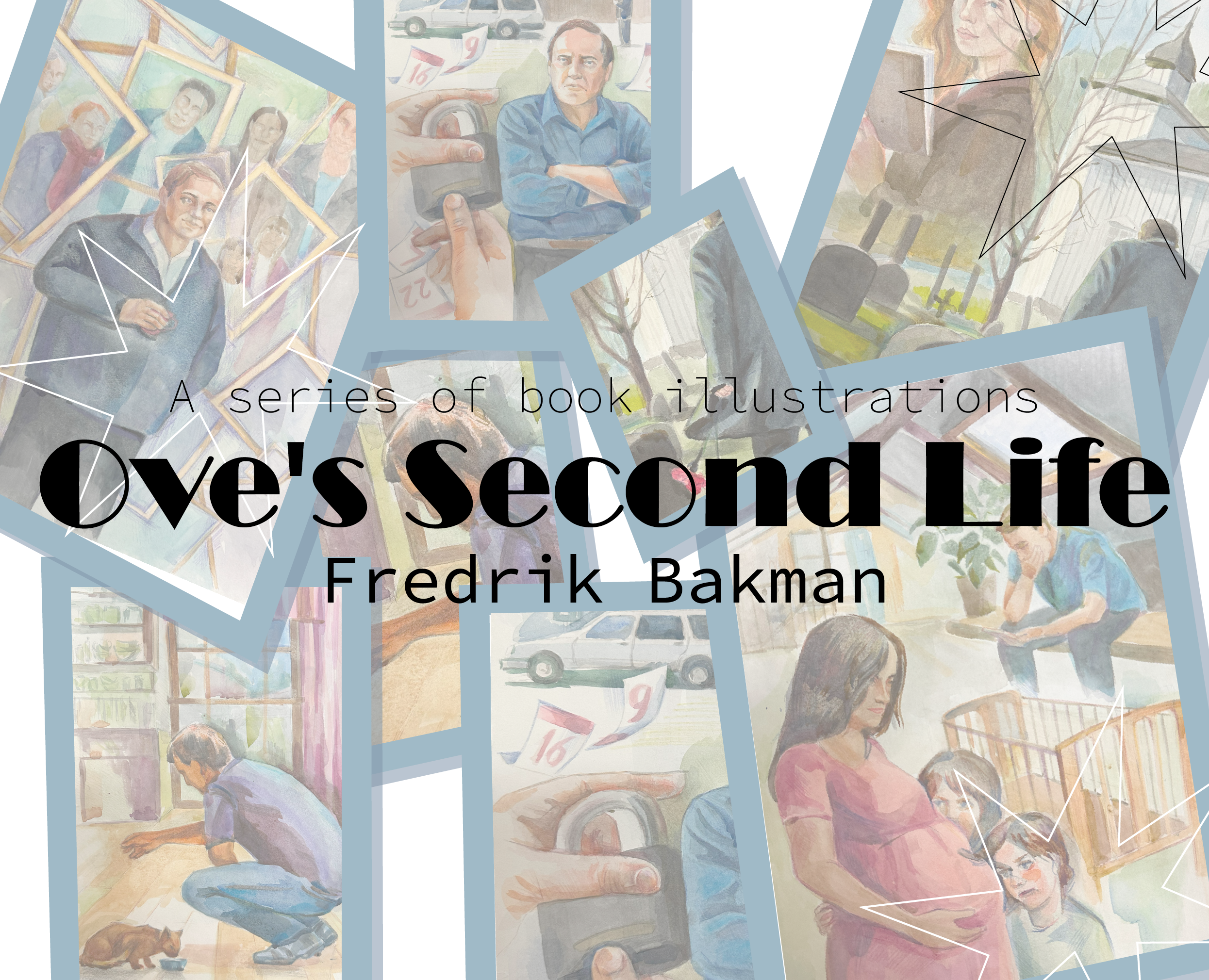 Вторая жизнь Уве - серия иллюстраций — Иллюстрация, Графика на Dprofile