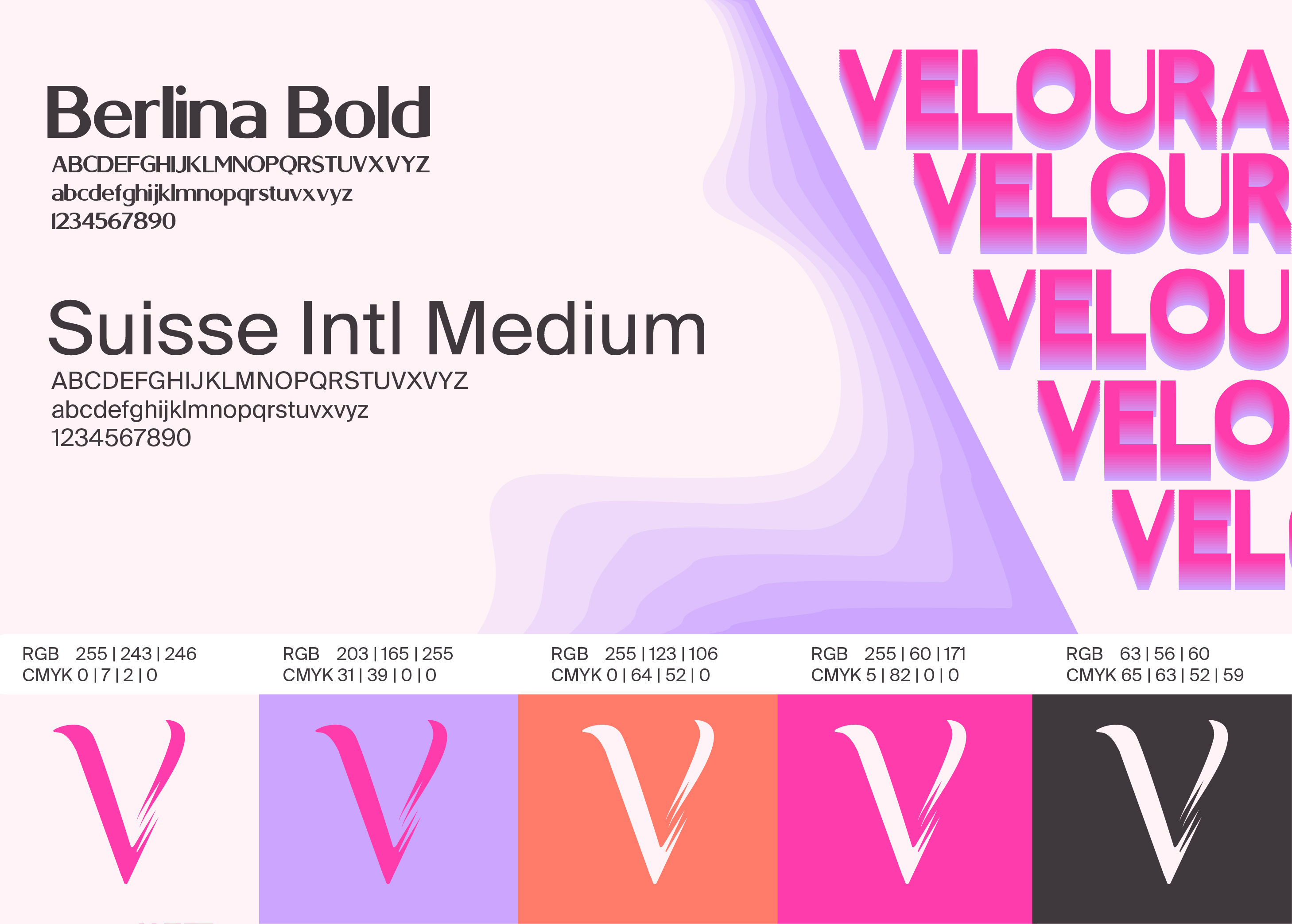 Veloura - логотип — Изображение №3 — Брендинг на Dprofile