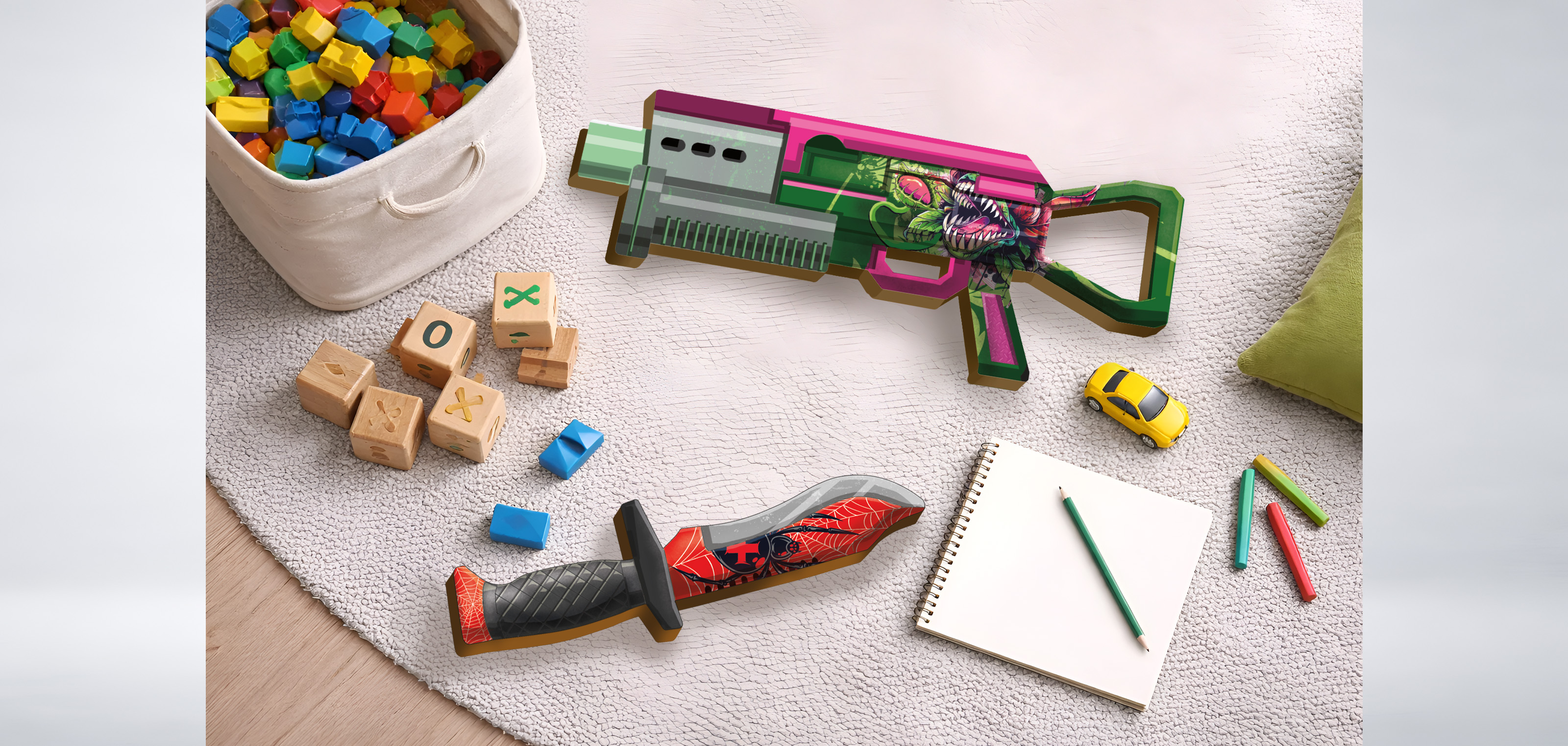 PLAYFORM - от цифрового скина к предметной форме — Изображение №9 — Иллюстрация, Промдизайн на Dprofile