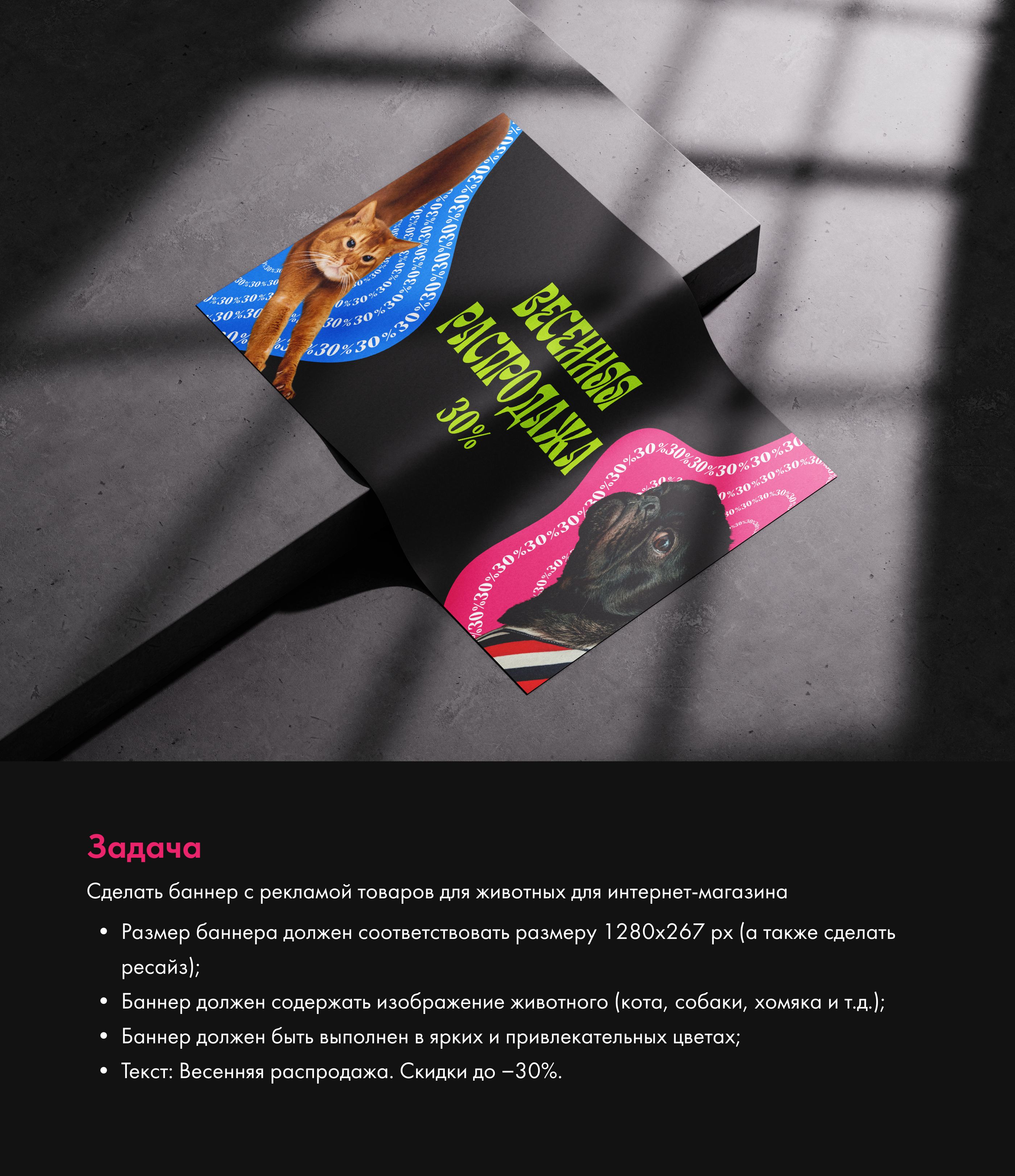 Рекламный баннер для интернет магазина — Изображение №1 — Графика, Маркетинг на Dprofile