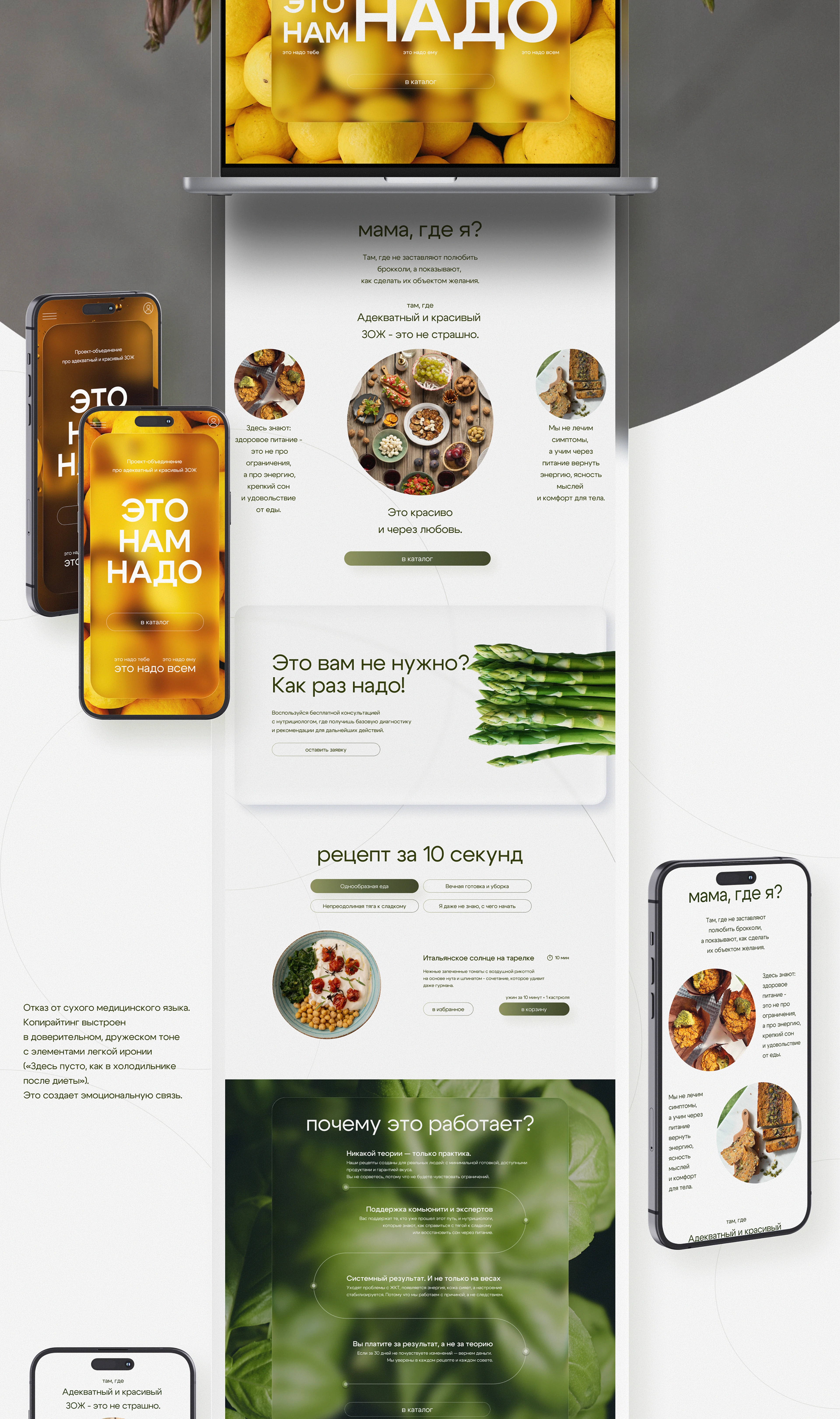 Многостраничный сайт "Это нам надо" — Изображение №3 — Интерфейсы на Dprofile