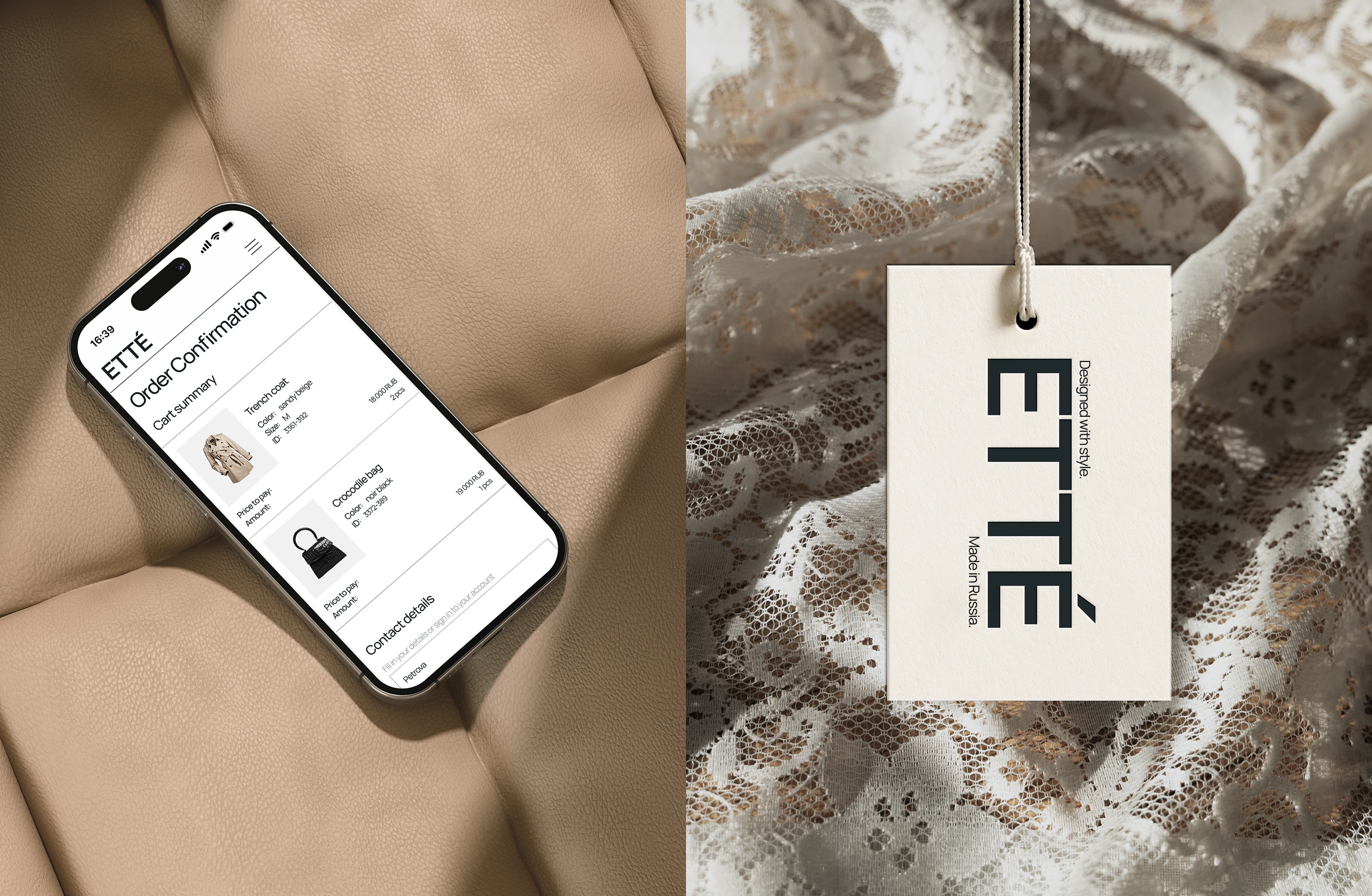 ETTÉ | E-commerce | Online store | Fashion brand — Изображение №9 — Интерфейсы на Dprofile