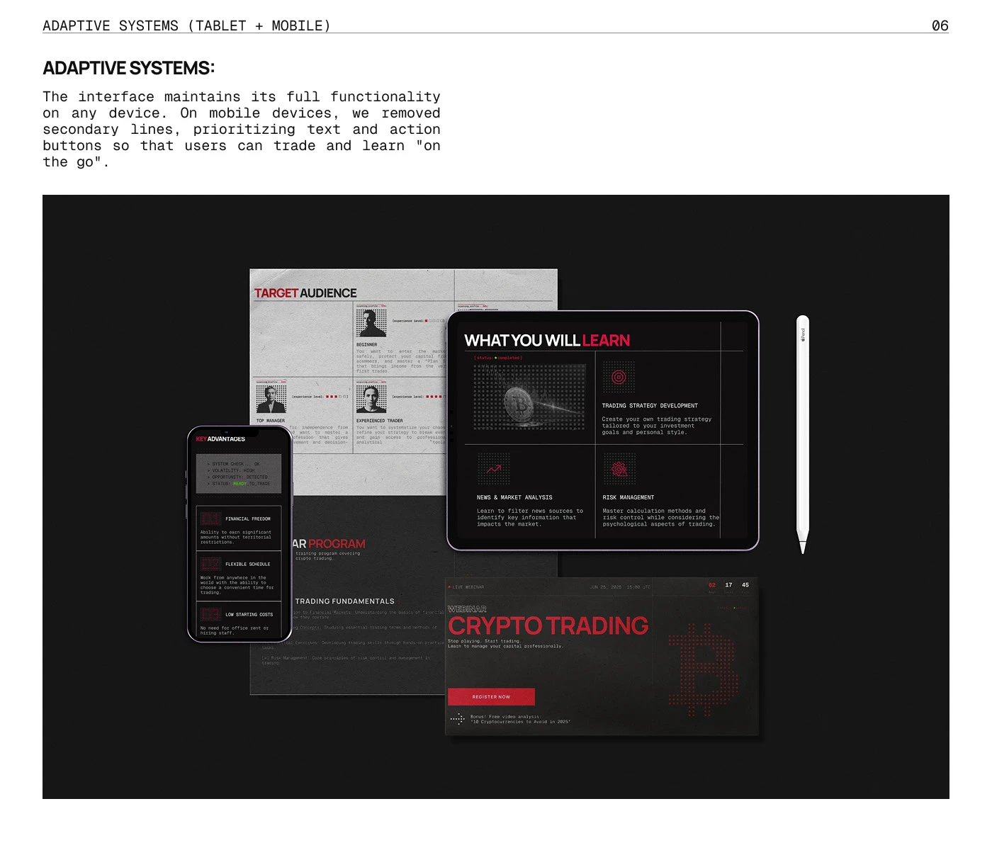 Crypto Trading Platform — UI/UX Case Study — Изображение №10 — Интерфейсы на Dprofile