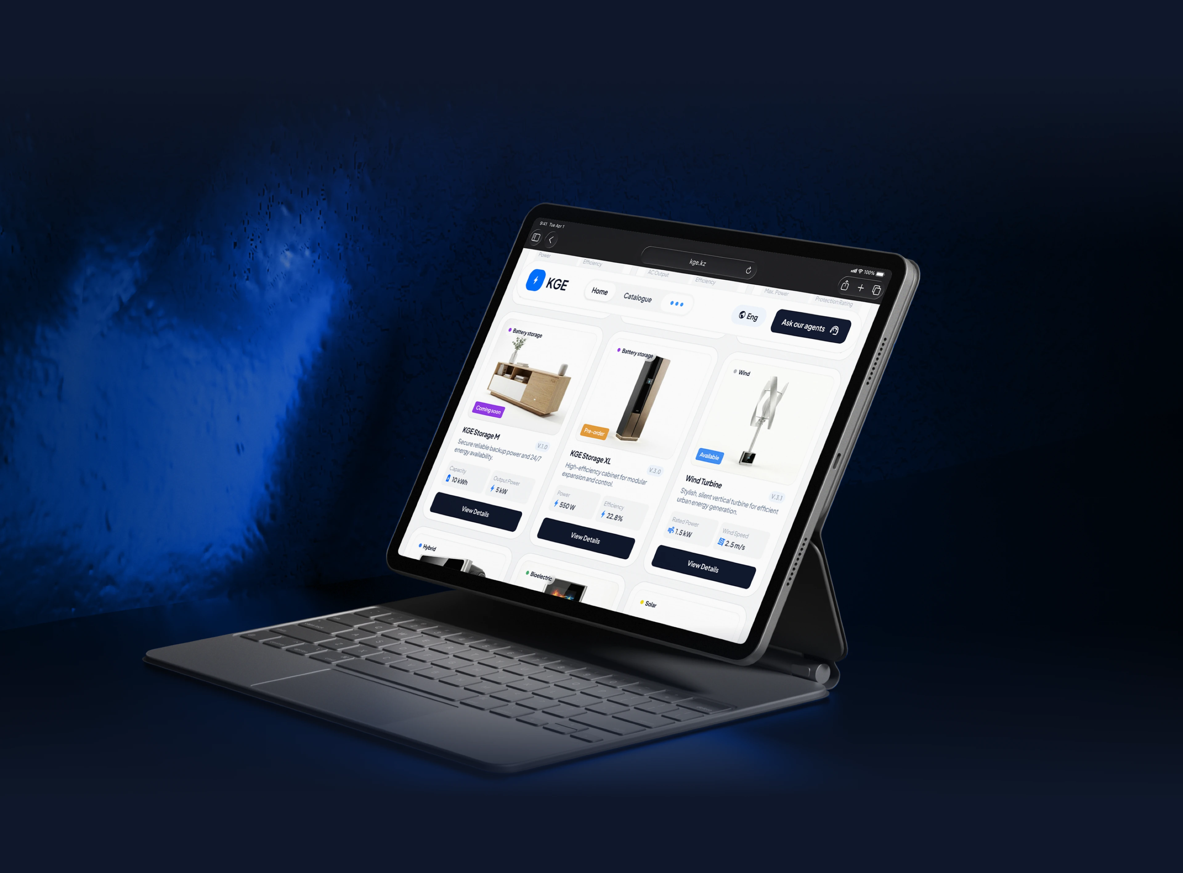 KGE — Веб сайт зелёной энергетики — Изображение №9 — Интерфейсы на Dprofile