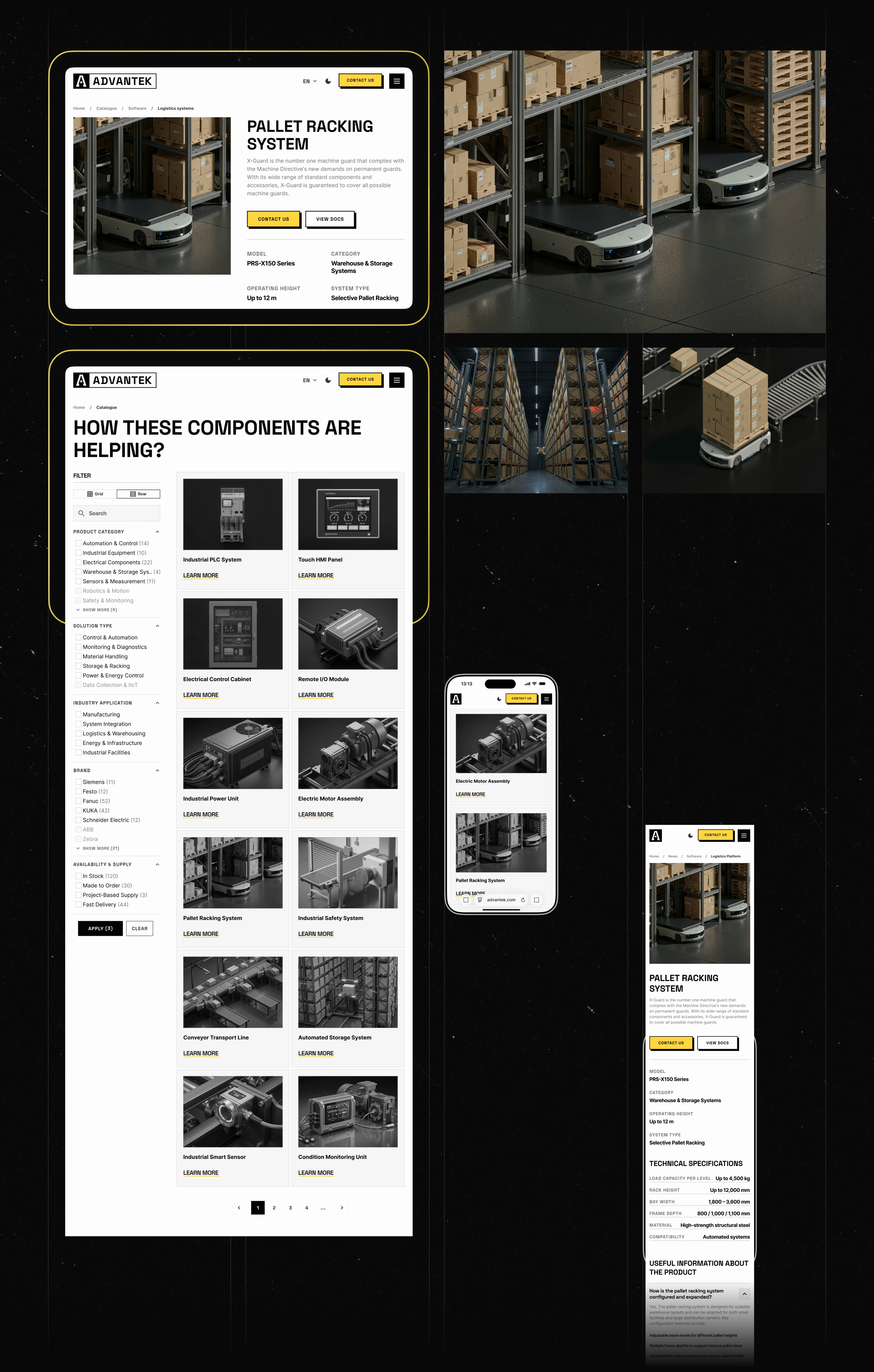 ADVANTEK | Айдентика & Сайт | Промышленная B2B платформа — Изображение №18 — Интерфейсы, Брендинг на Dprofile