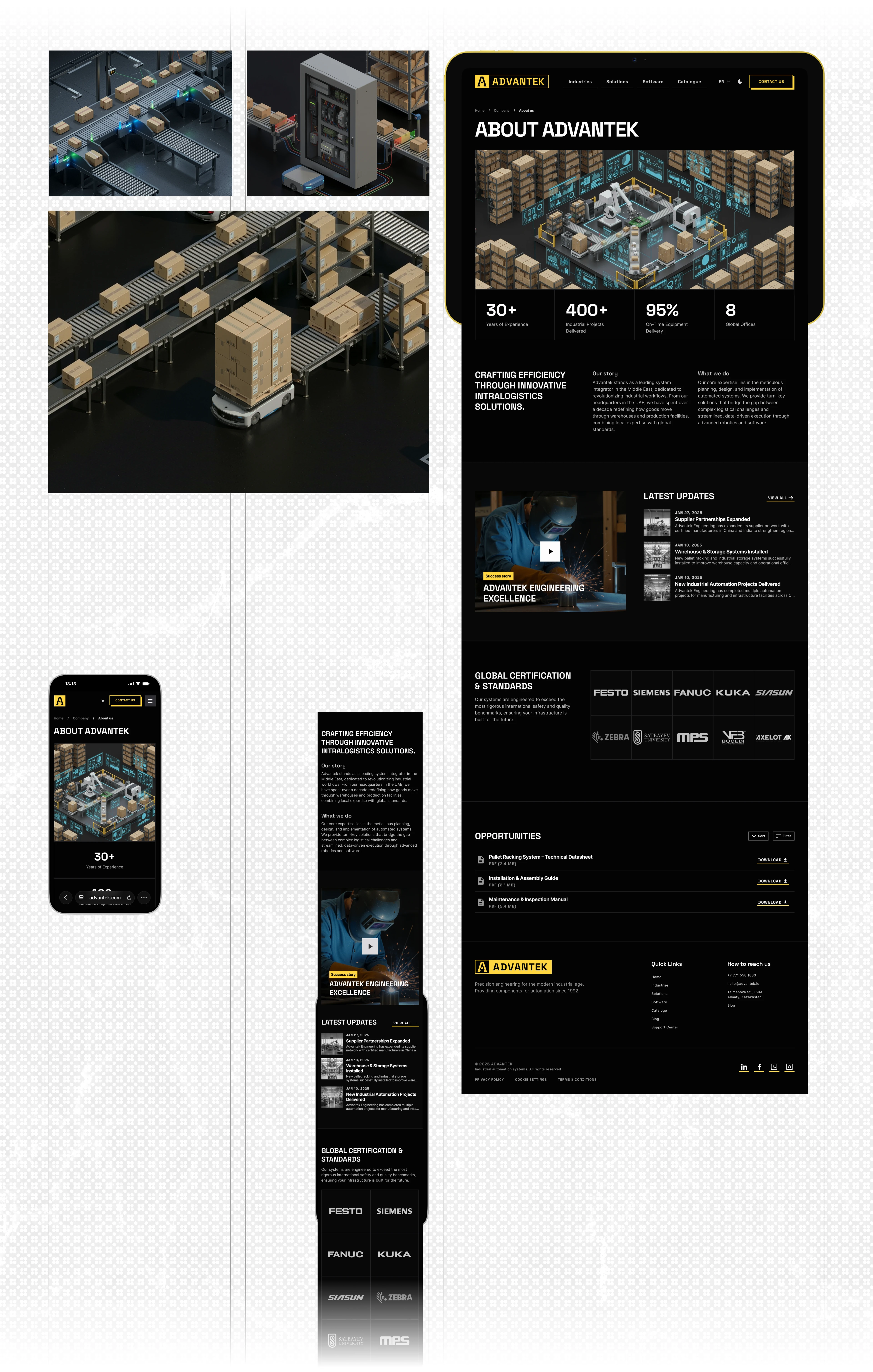 ADVANTEK | Айдентика & Сайт | Промышленная B2B платформа — Изображение №26 — Интерфейсы, Брендинг на Dprofile
