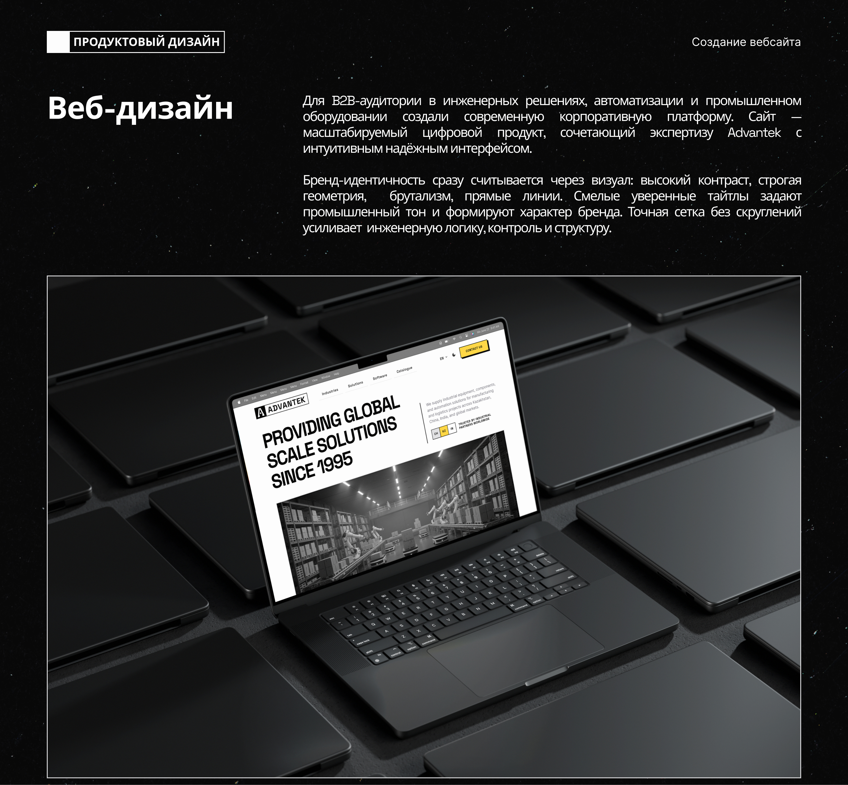 ADVANTEK | Айдентика & Сайт | Промышленная B2B платформа — Изображение №13 — Интерфейсы, Брендинг на Dprofile