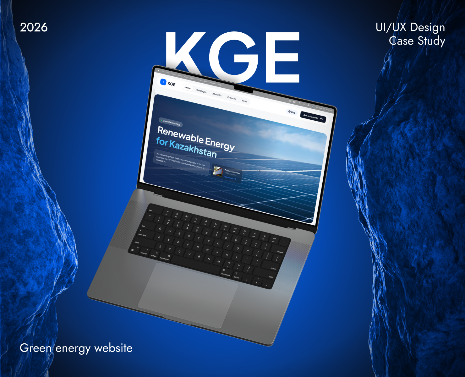 KGE — Веб сайт зелёной энергетики — Интерфейсы на Dprofile