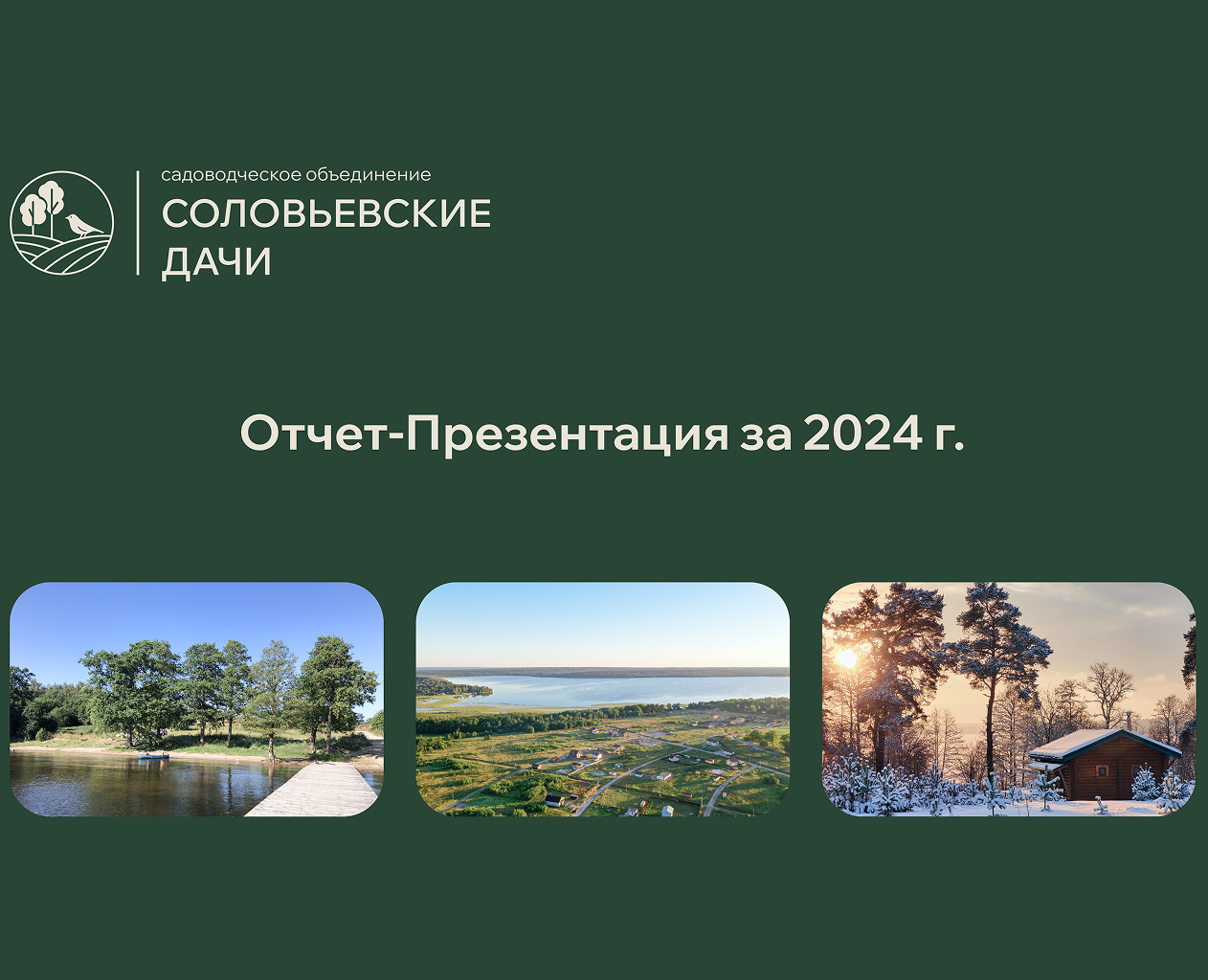 Презентация для СД Соловьевские дачи — Интерфейсы, Графика на Dprofile