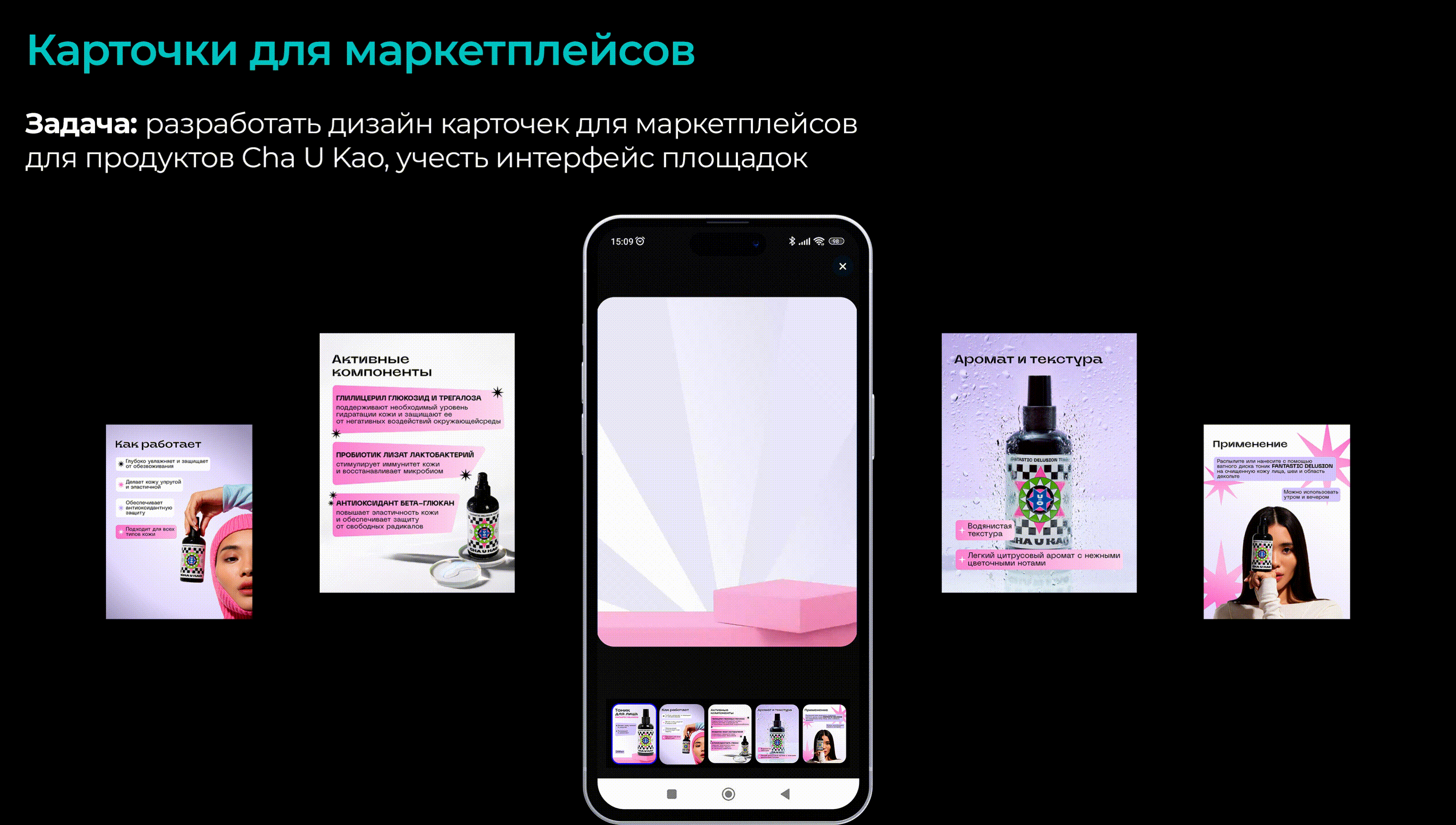 CHA U KAO - учебный проект — Изображение №5 — Графика, Маркетинг на Dprofile