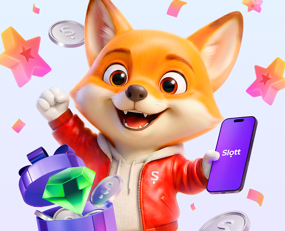 Slott App Promo | 3D Onboarding & Mascot — 3D, Анимация на Dprofile