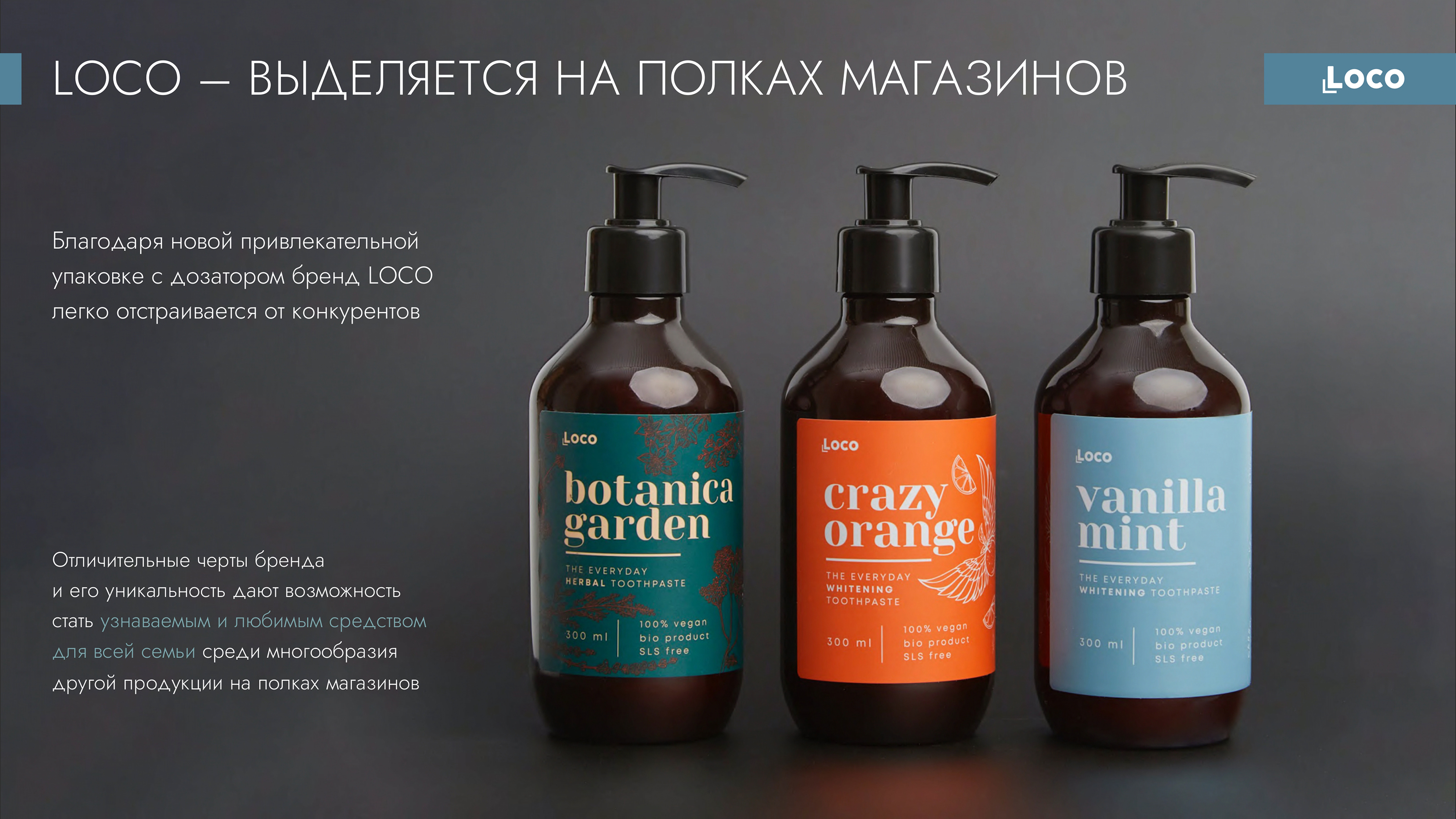 Презентация бренда инновационных зубных паст LOCO — Изображение №5 — Графика, Маркетинг на Dprofile