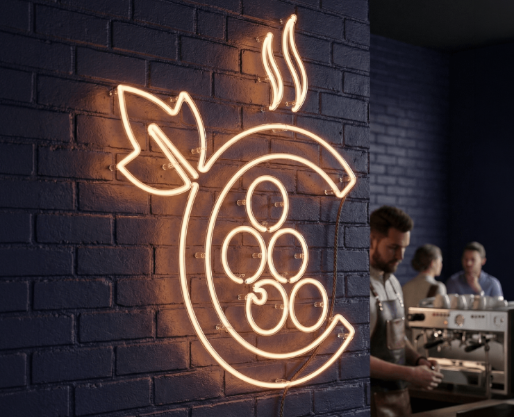 Айдентика кофейни «Смородина» на Dprofile