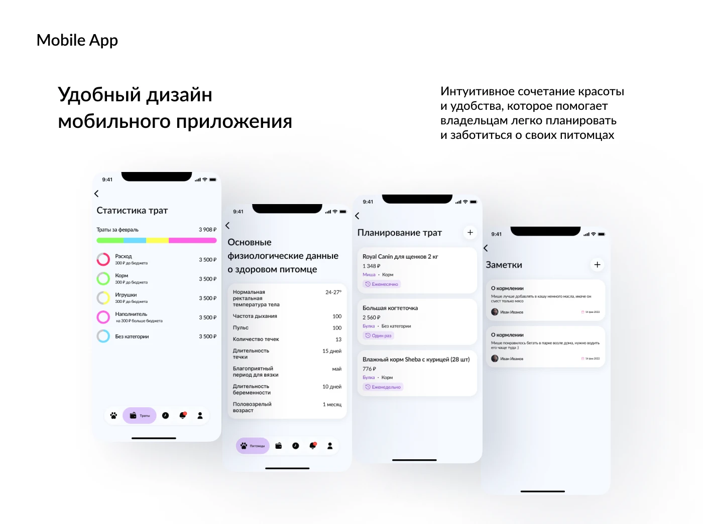 PetsУслуги — Изображение №4 — Интерфейсы на Dprofile