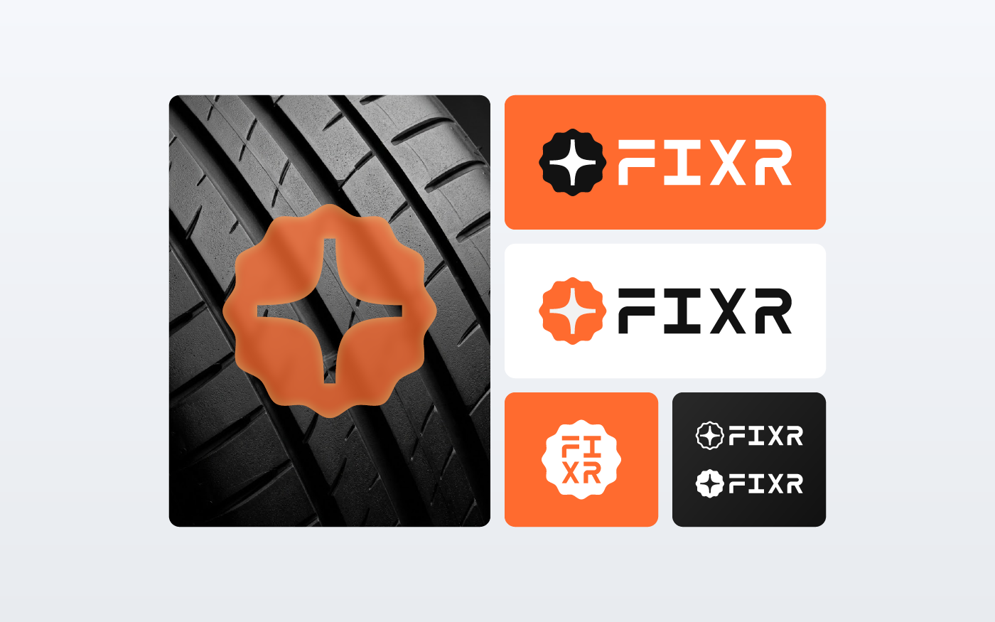 FIXR — Фирменный стиль для роботизированного автосервиса — Изображение №2 — Брендинг, Промдизайн на Dprofile