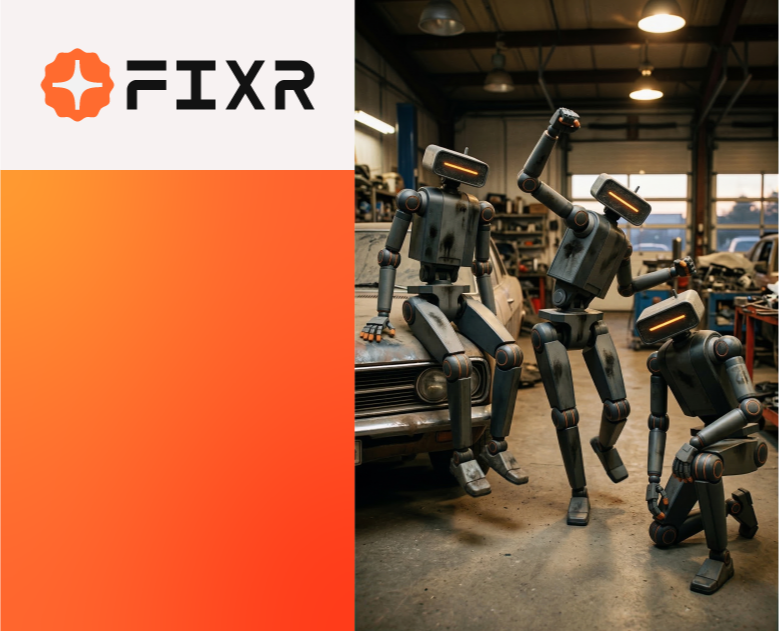 FIXR — Фирменный стиль для роботизированного автосервиса — Брендинг, Промдизайн на Dprofile