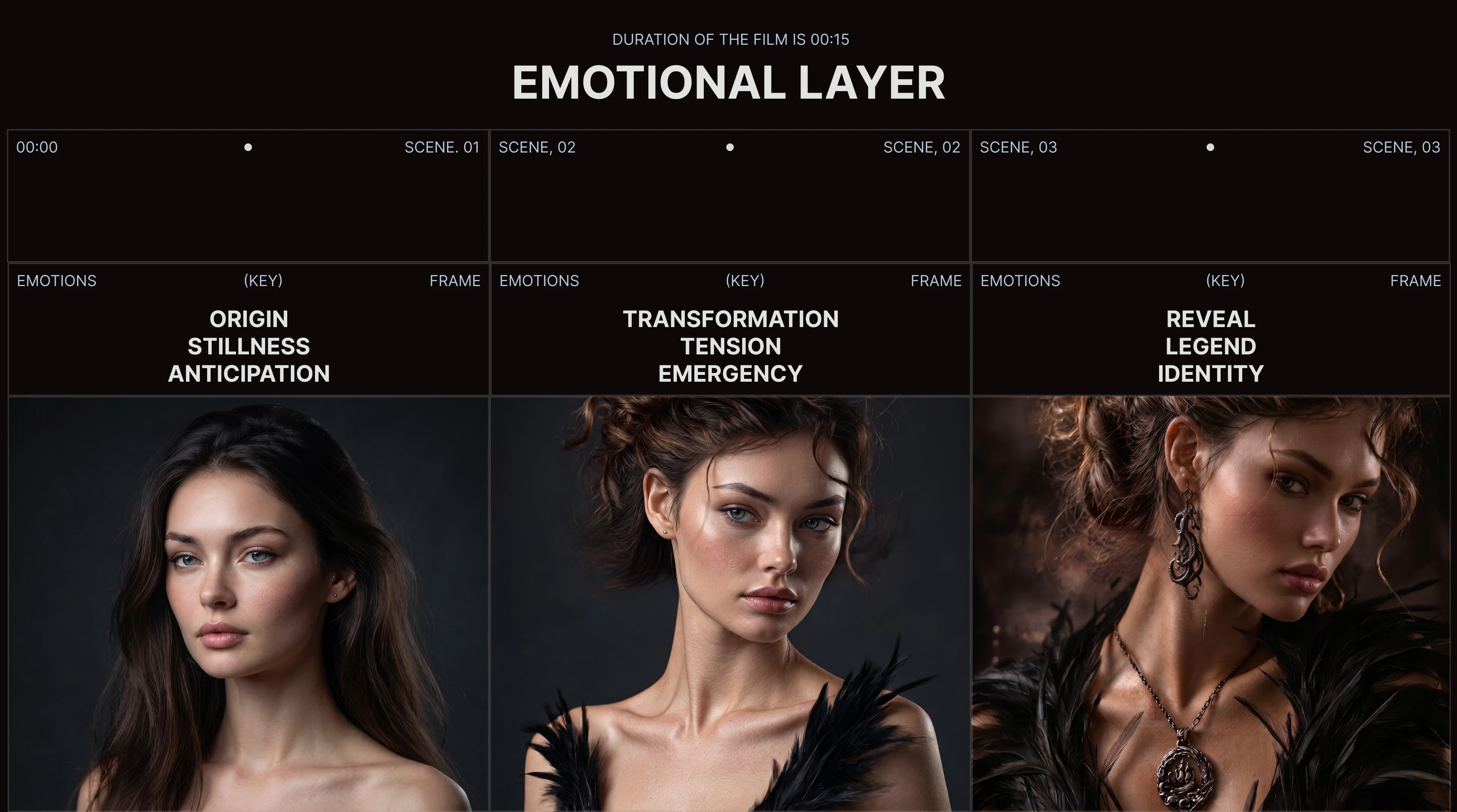 THE WOMAN & THE RELIC AI Visual Campaign — Изображение №6 — Интерфейсы, Графика на Dprofile