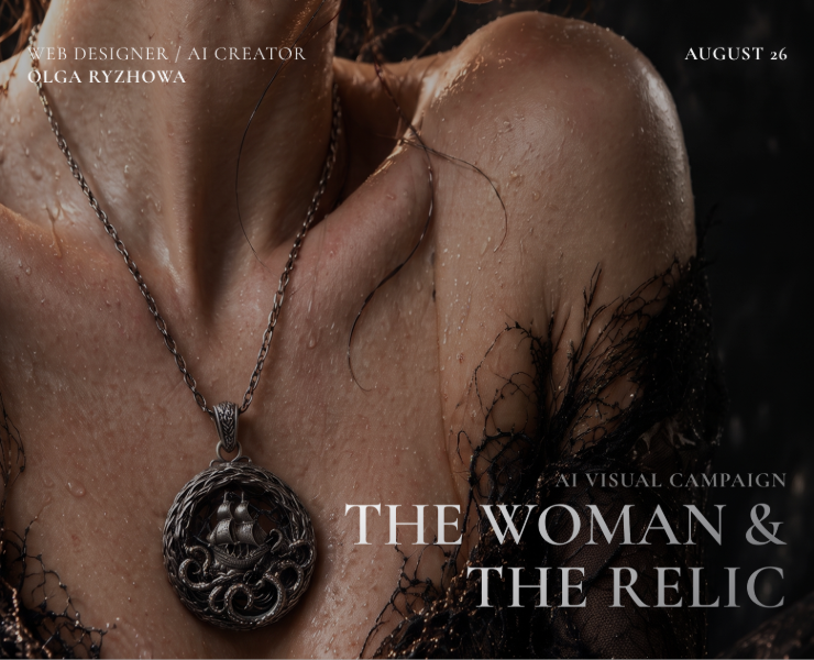 THE WOMAN & THE RELIC AI Visual Campaign на Dprofile