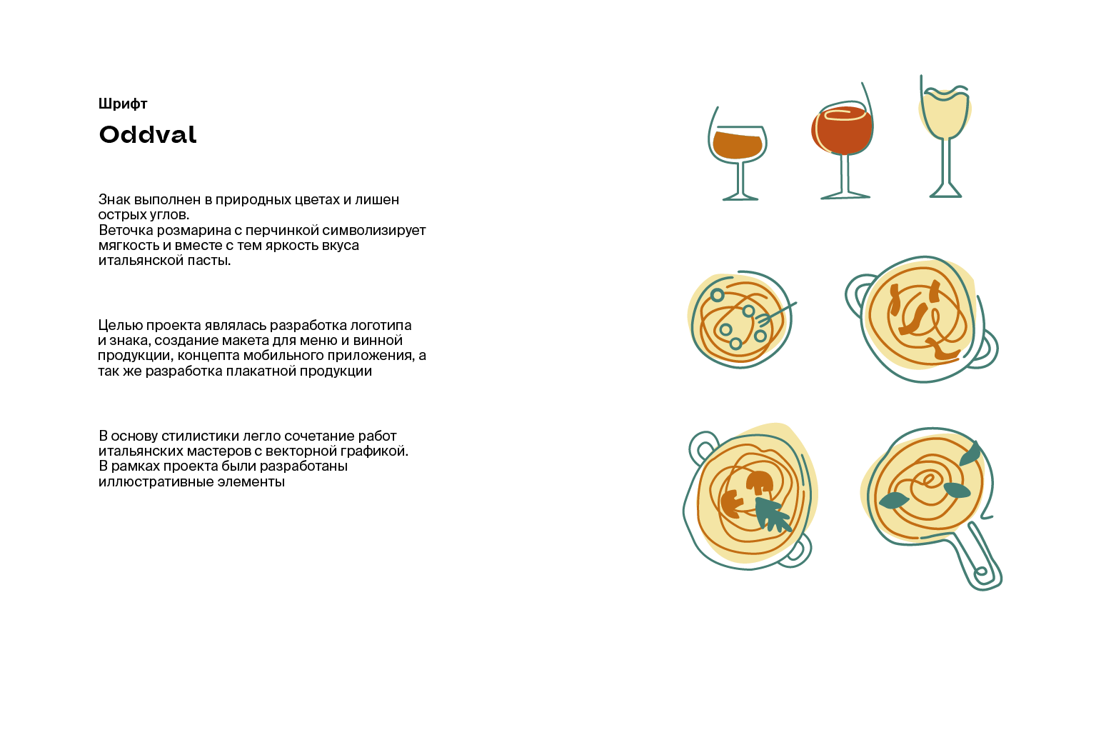 Фирменый стиль ресторана итальянской пасты — Изображение №3 — Брендинг на Dprofile