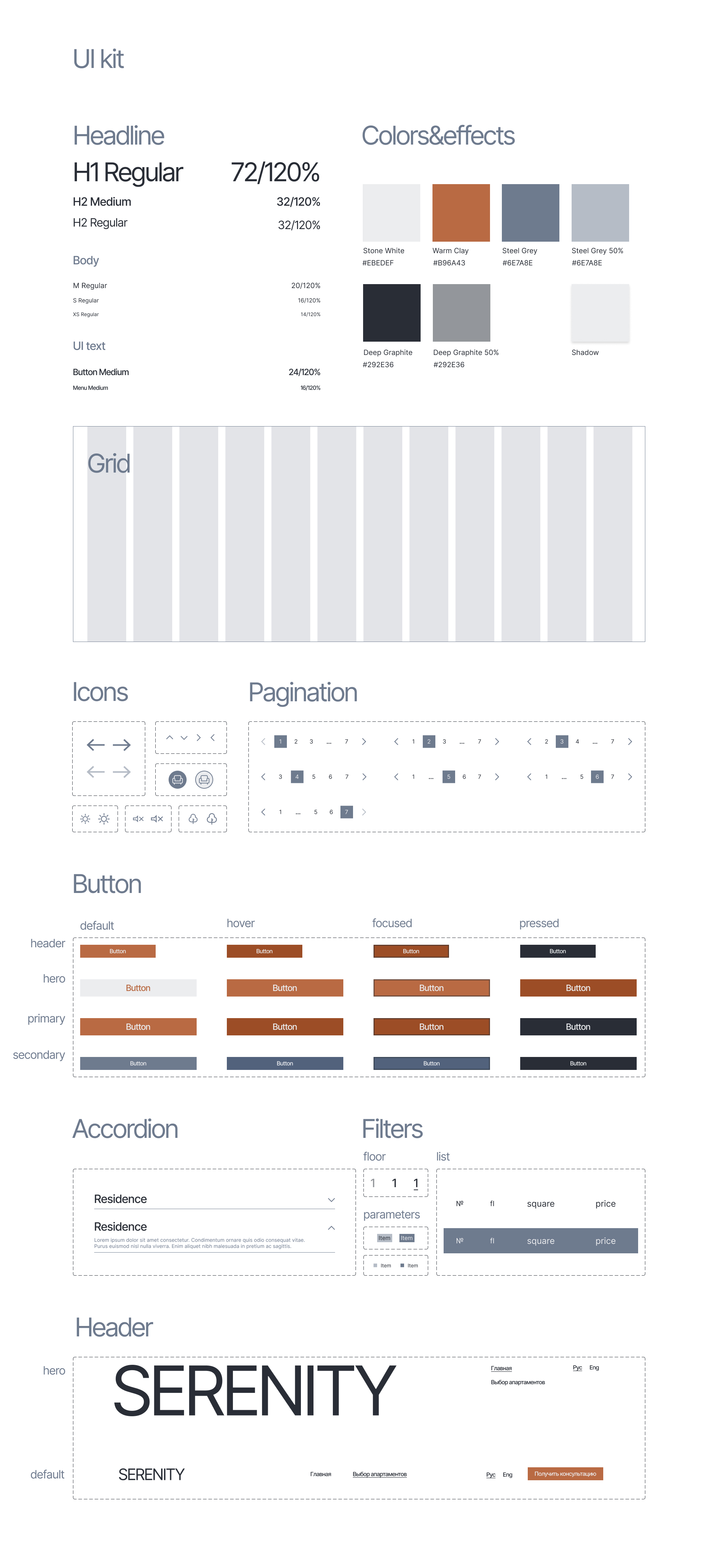 UX/UI Design - сайт для премиум-ЖК — Изображение №6 — Интерфейсы на Dprofile