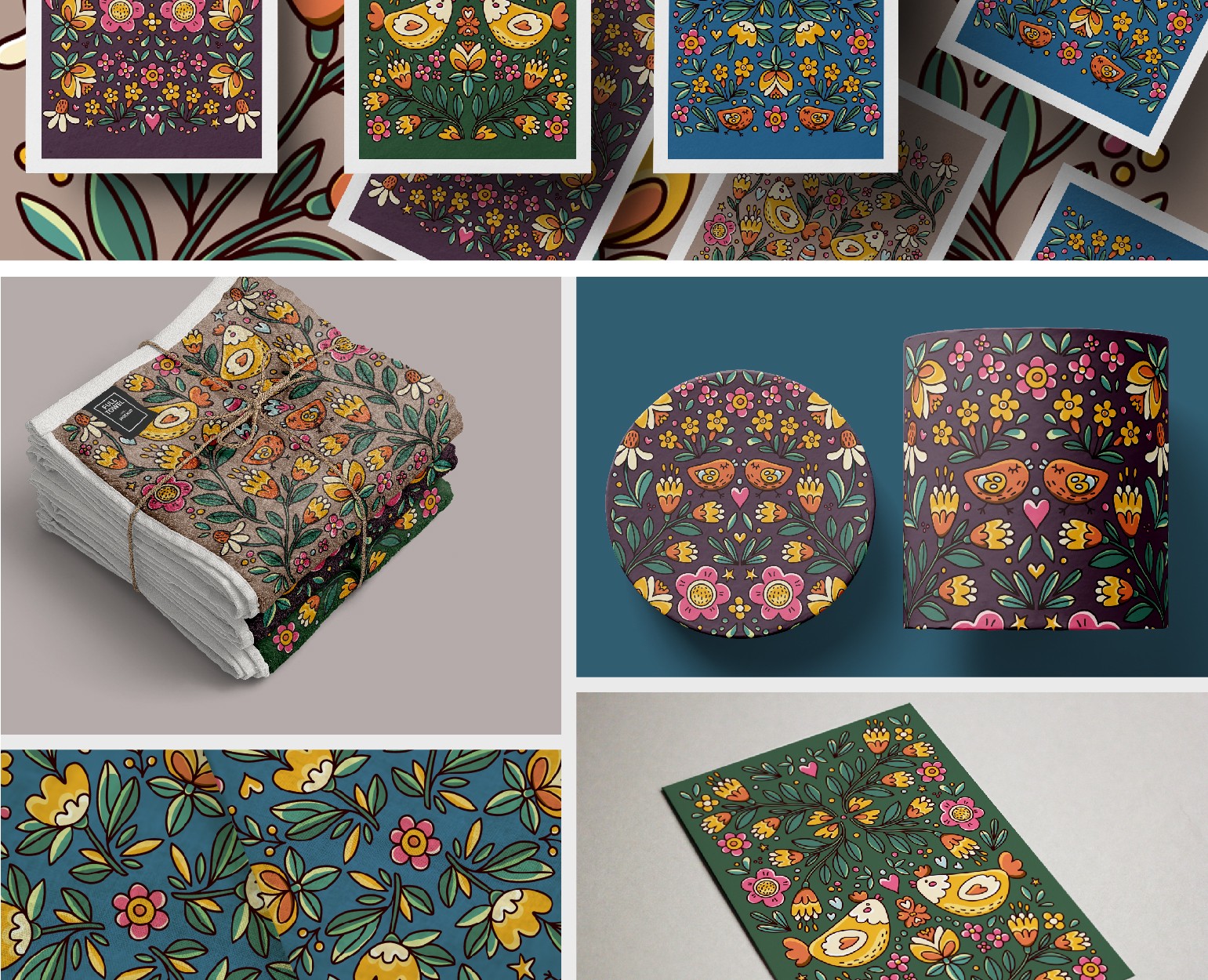 Иллюстрации в стиле Folk Art на Dprofile