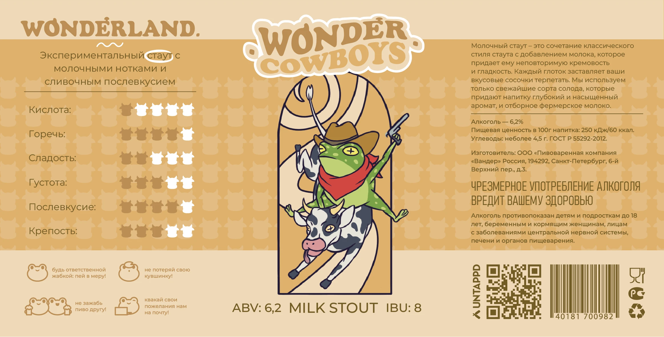 Wonderland: фирменный стиль и упаковка крафтового пива — Изображение №8 — Брендинг, Иллюстрация на Dprofile