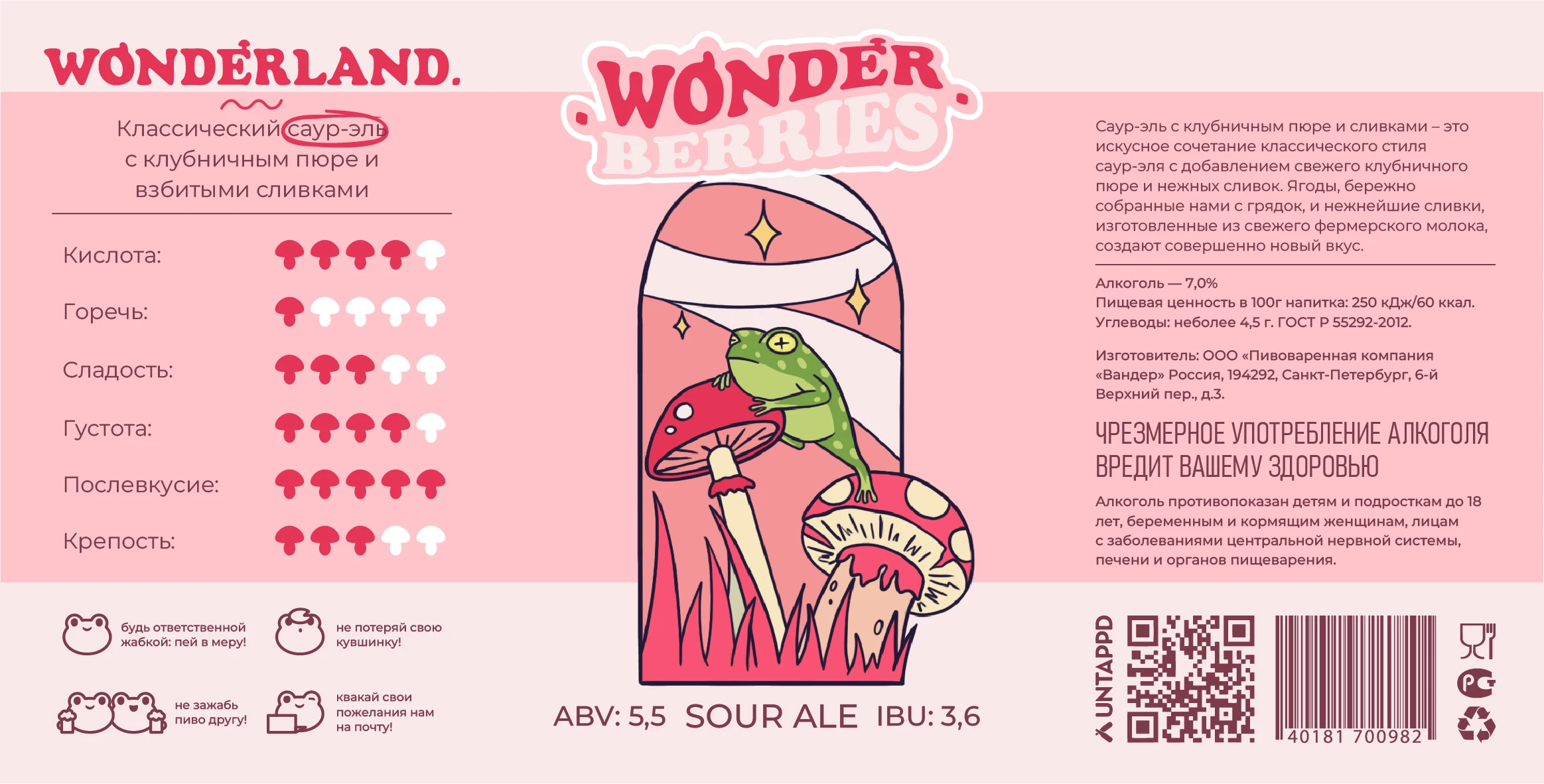 Wonderland: фирменный стиль и упаковка крафтового пива — Изображение №5 — Брендинг, Иллюстрация на Dprofile