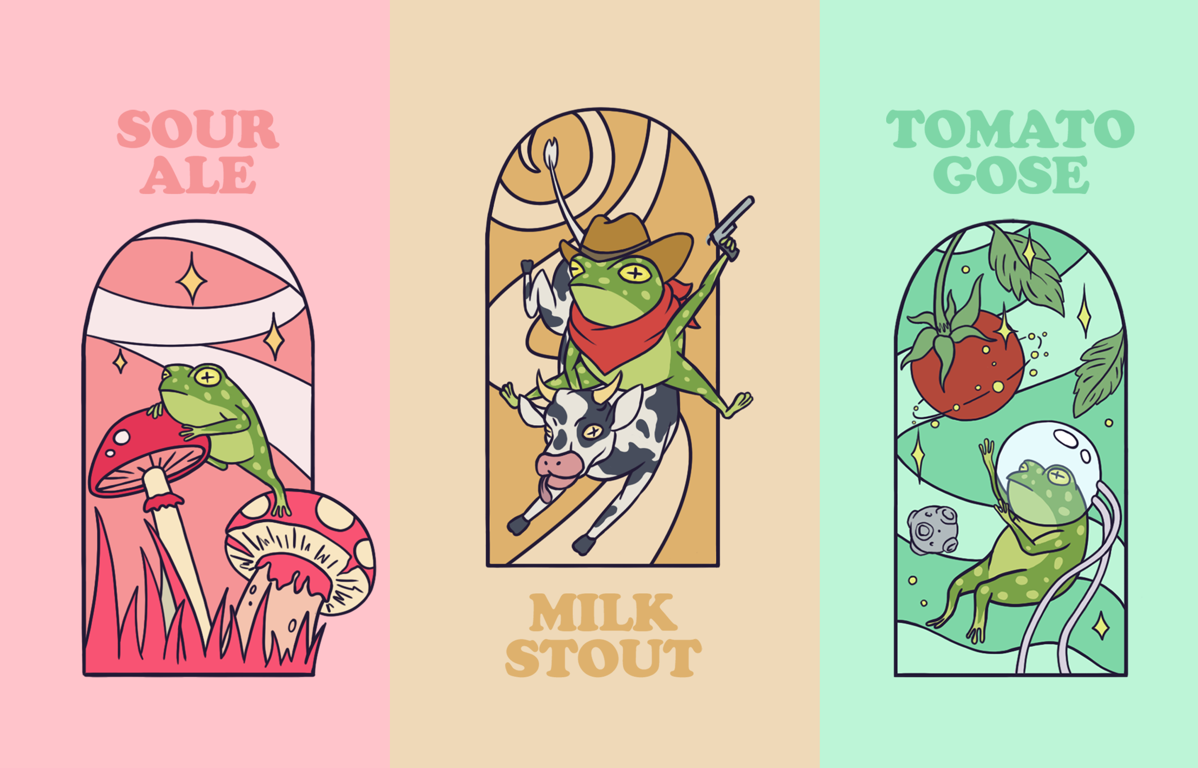 Wonderland: фирменный стиль и упаковка крафтового пива — Изображение №3 — Брендинг, Иллюстрация на Dprofile