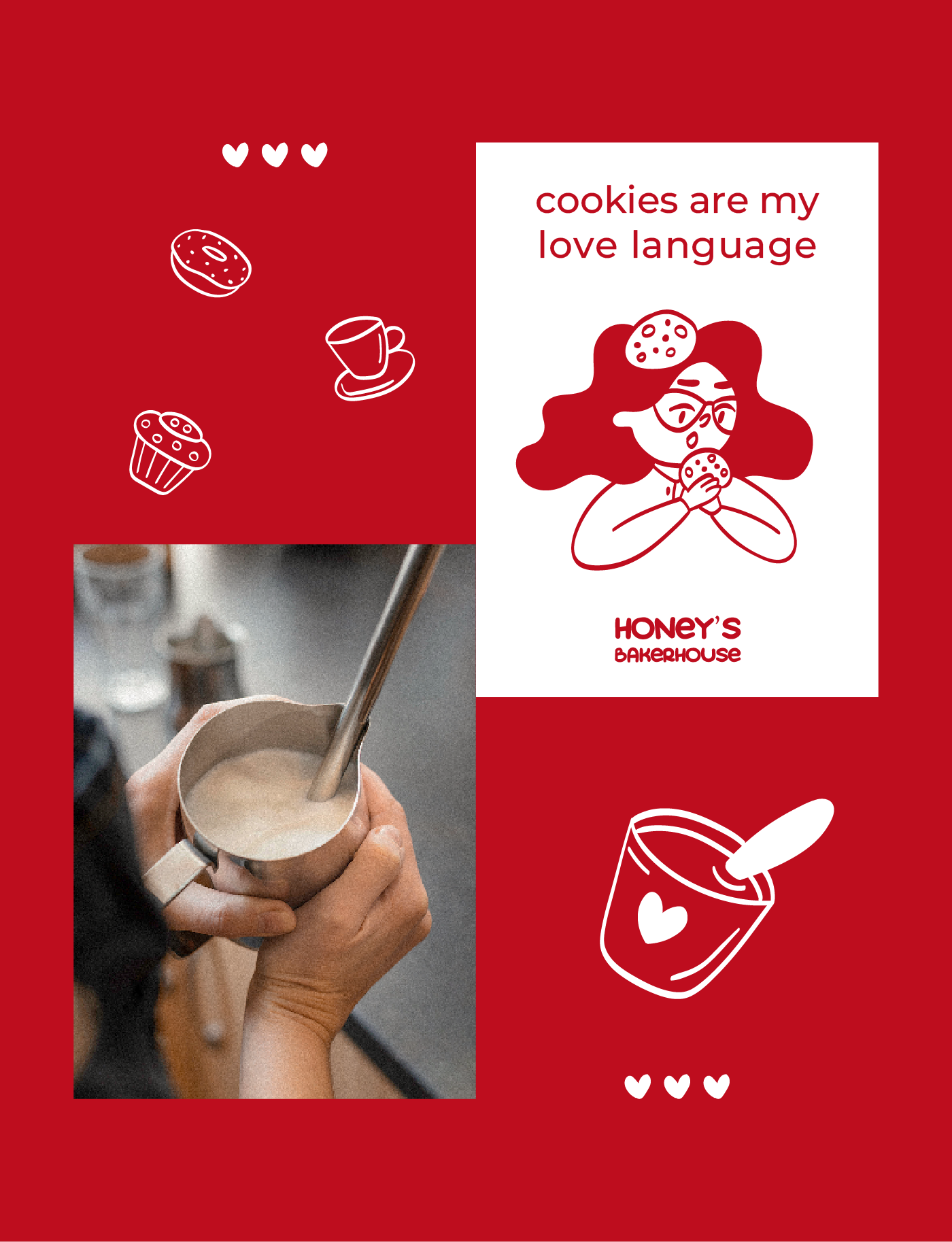 Honey's Bakerhouse: фирменный стиль пекарни из ОАЭ — Изображение №2 — Брендинг, Иллюстрация на Dprofile