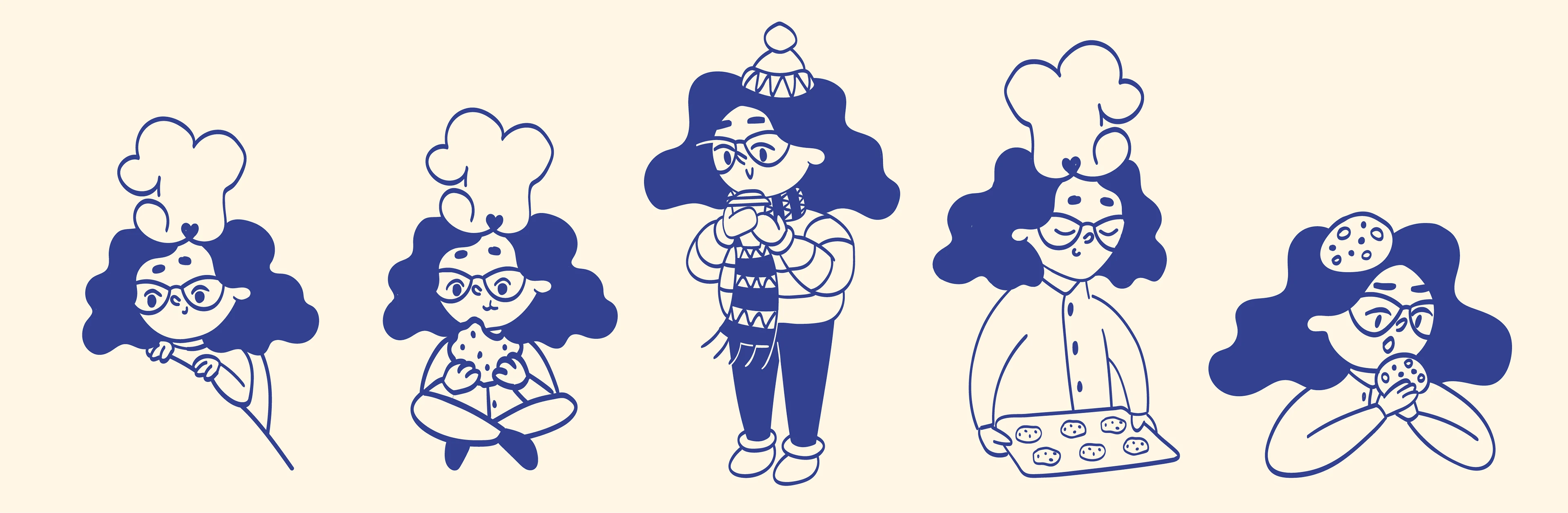 Honey's Bakerhouse: фирменный стиль пекарни из ОАЭ — Изображение №25 — Брендинг, Иллюстрация на Dprofile