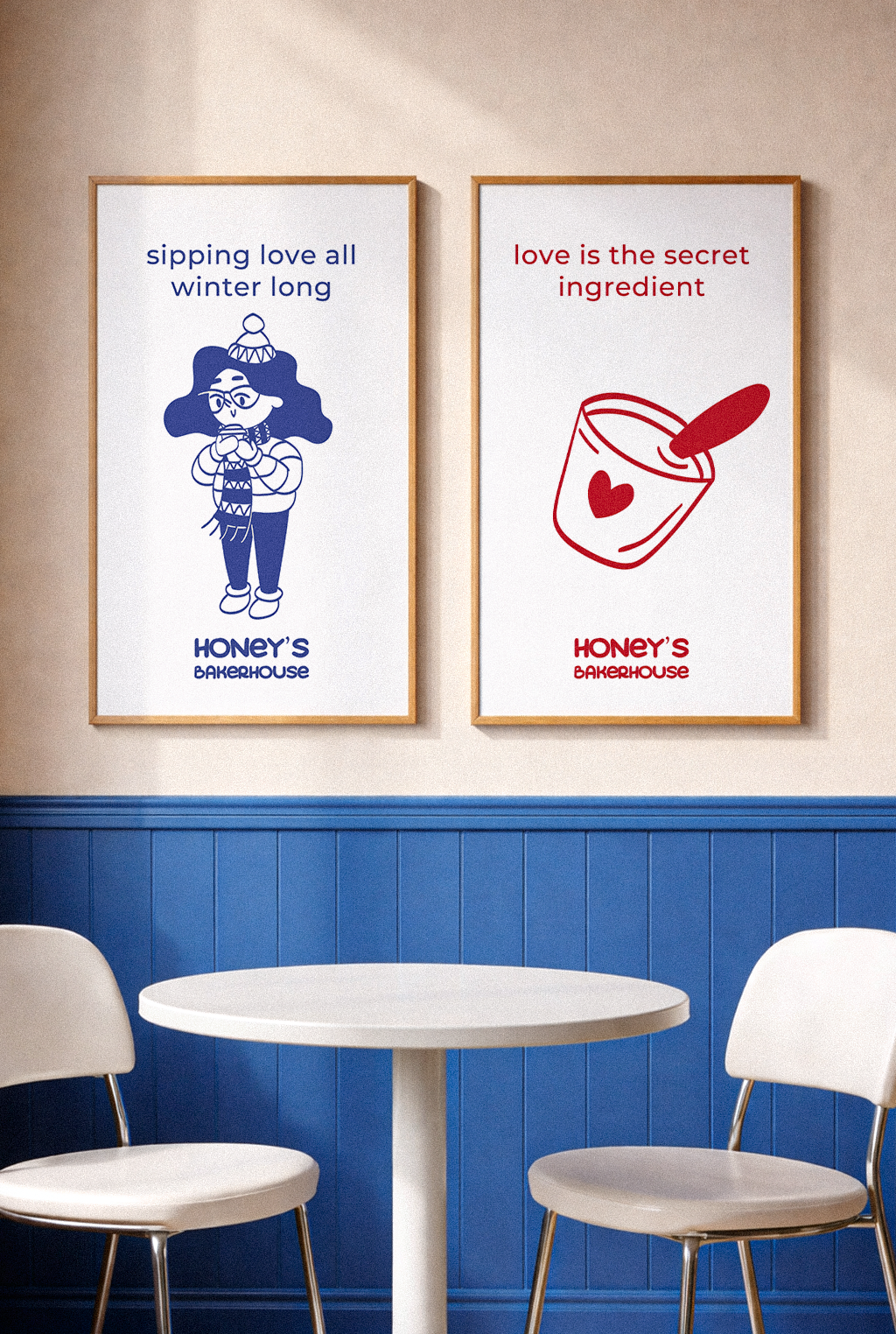 Honey's Bakerhouse: фирменный стиль пекарни из ОАЭ — Изображение №7 — Брендинг, Иллюстрация на Dprofile