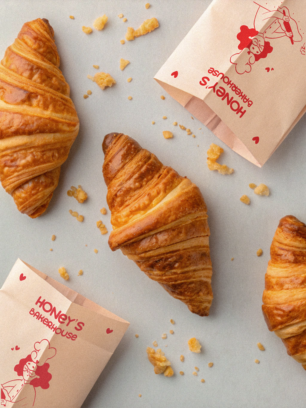 Honey's Bakerhouse: фирменный стиль пекарни из ОАЭ — Изображение №19 — Брендинг, Иллюстрация на Dprofile