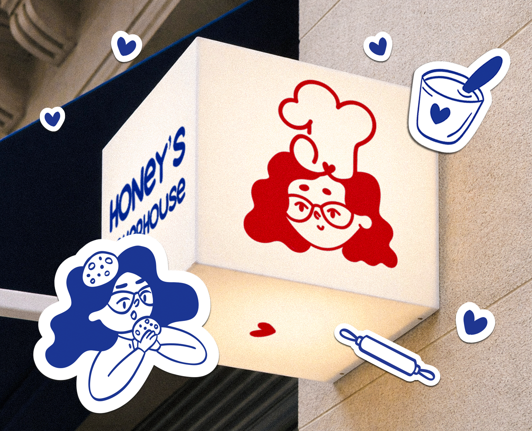 Honey's Bakerhouse: фирменный стиль пекарни из ОАЭ — Брендинг, Иллюстрация на Dprofile