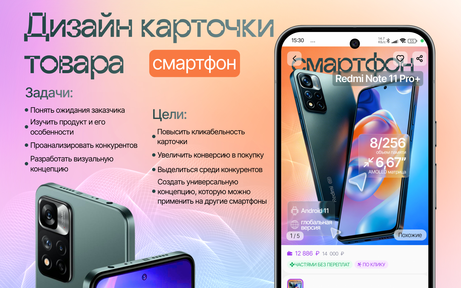 Дизайн карточки товара — Изображение №1 — Графика, Маркетинг на Dprofile