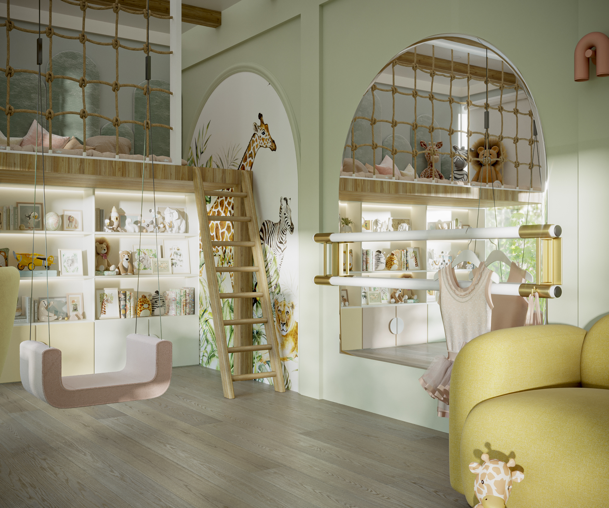 Игровая комната в "Резиденция у озера" — Изображение №2 — 3D, Архитектура на Dprofile