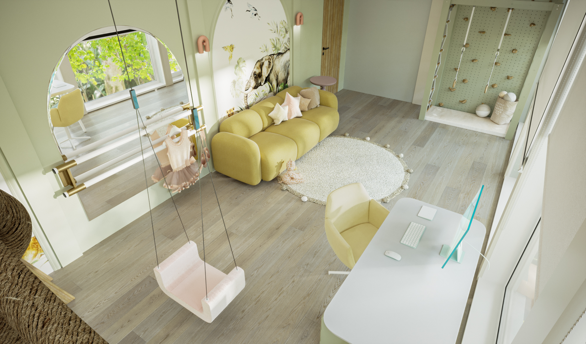 Игровая комната в "Резиденция у озера" — Изображение №6 — 3D, Архитектура на Dprofile