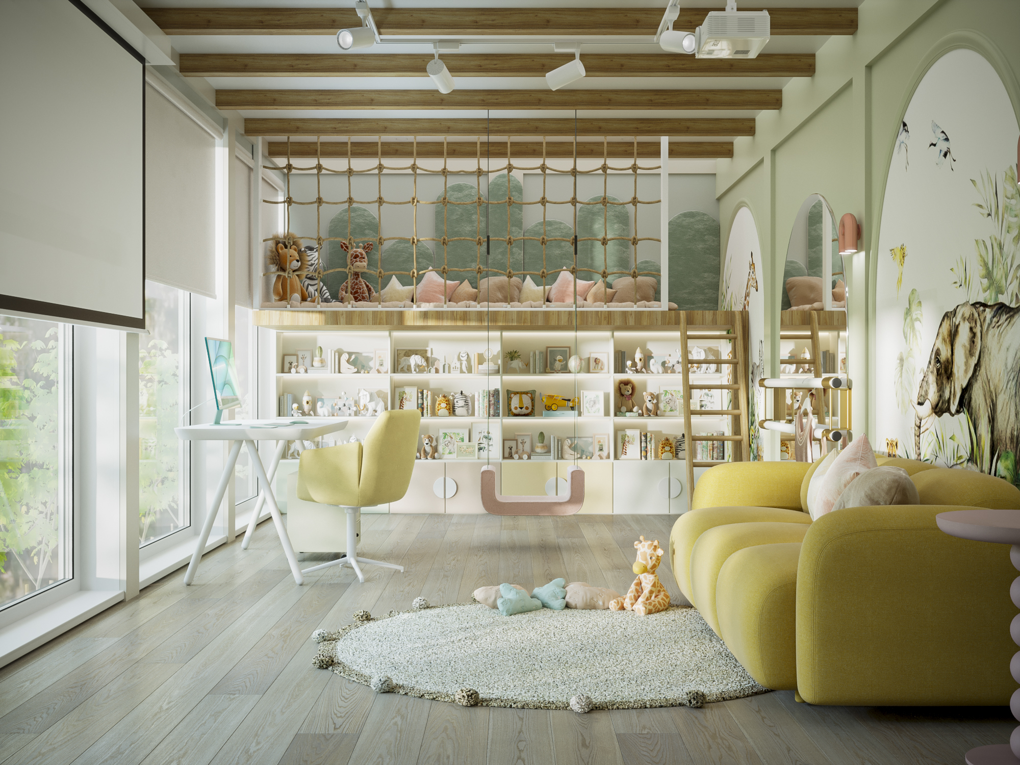 Игровая комната в "Резиденция у озера" — Изображение №5 — 3D, Архитектура на Dprofile