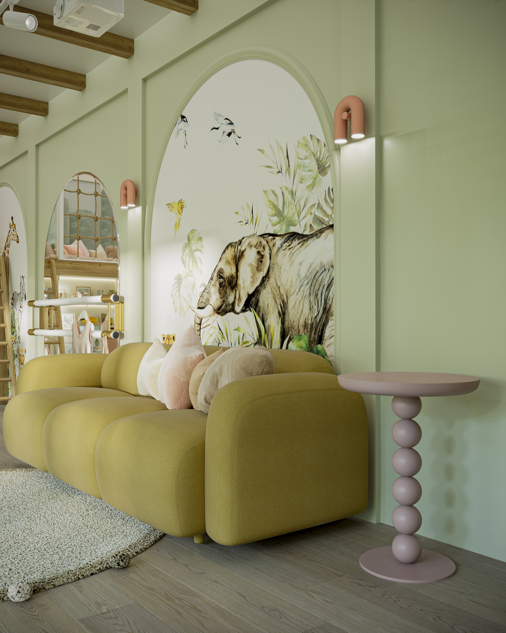 Игровая комната в "Резиденция у озера" — Изображение №4 — 3D, Архитектура на Dprofile