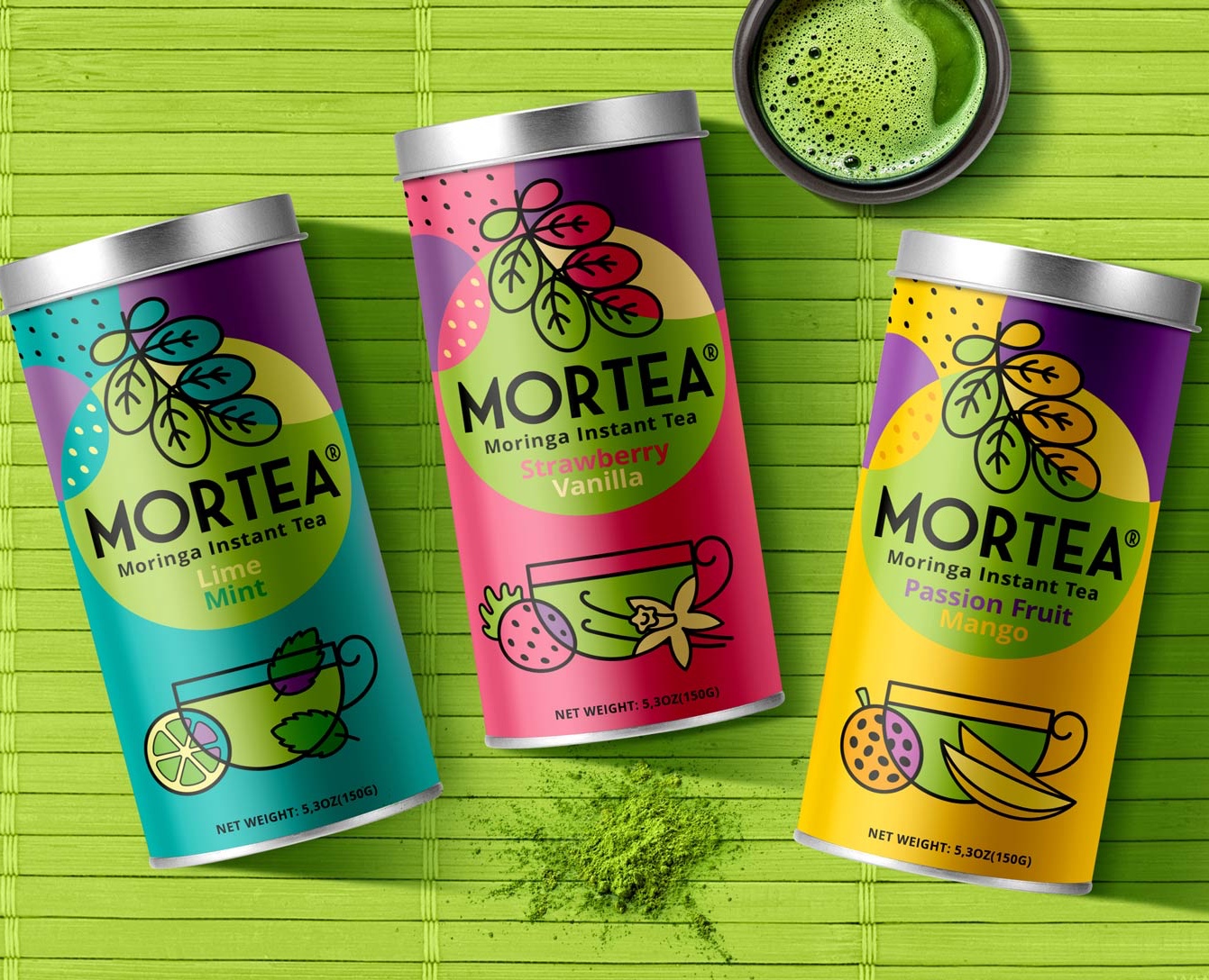 Дизайн упаковки чая Mortea — Брендинг, Иллюстрация на Dprofile