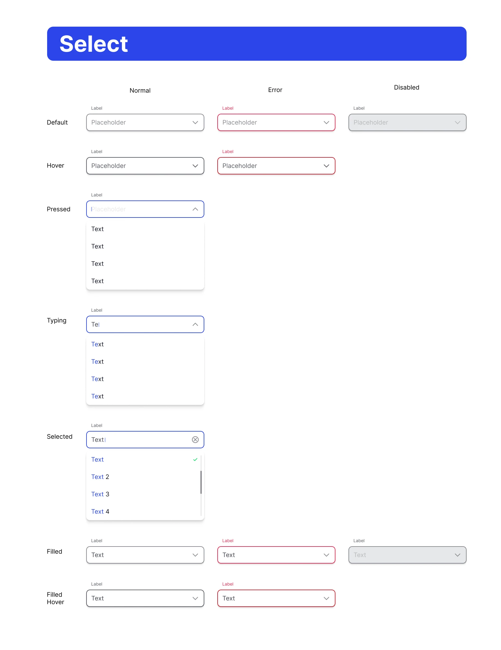 Универсальный UI-Kit / Дизайн-система — Изображение №12 — Интерфейсы на Dprofile