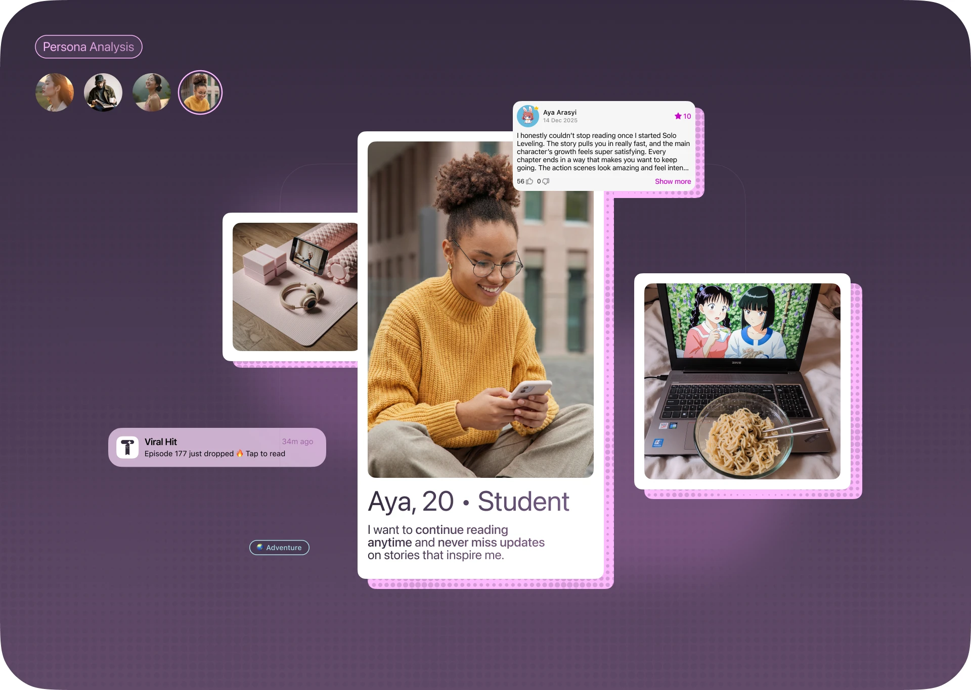 Toonary | Mobile App | UX/UI Case — Изображение №5 — Интерфейсы, Брендинг на Dprofile
