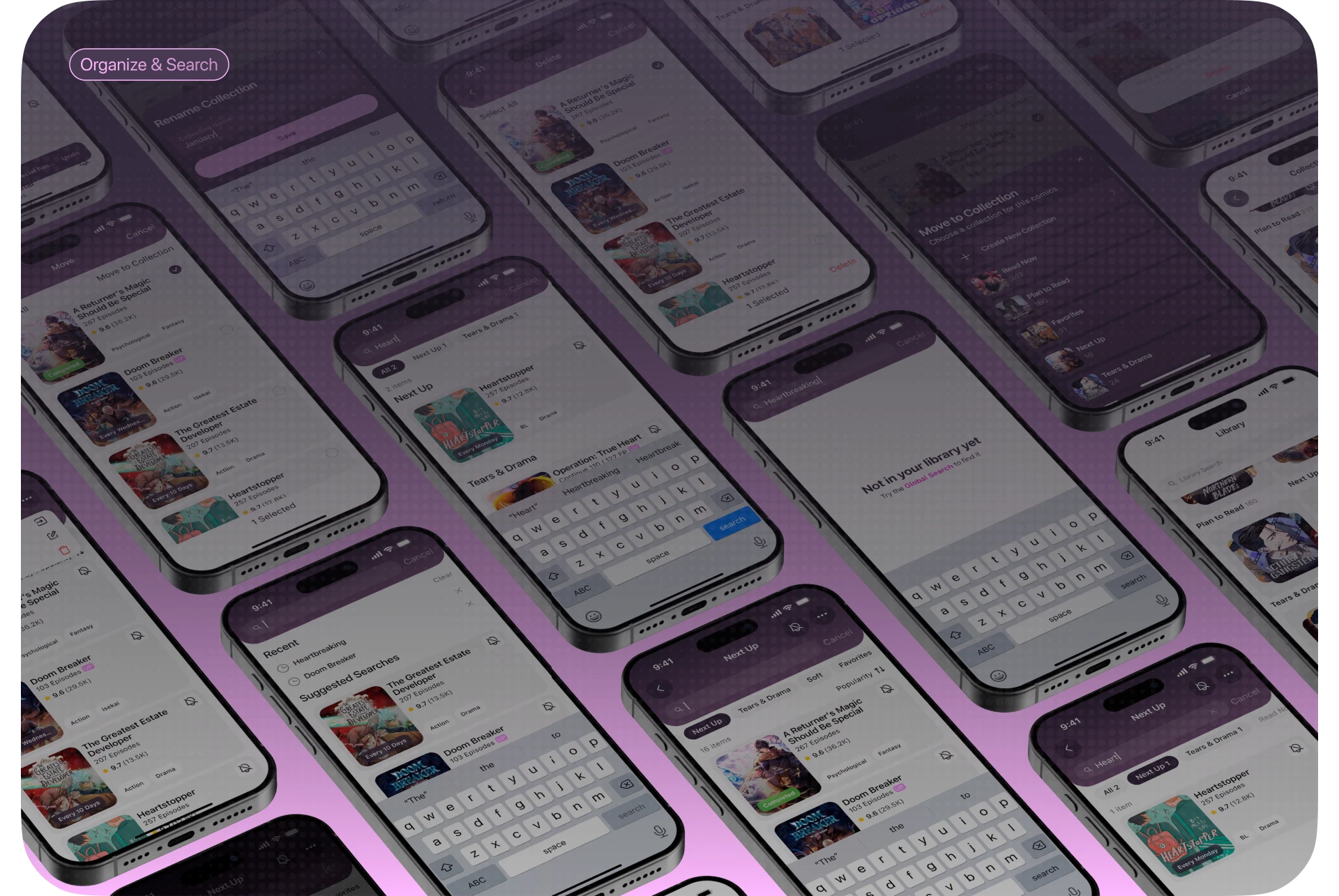 Toonary | Mobile App | UX/UI Case — Изображение №16 — Интерфейсы, Брендинг на Dprofile