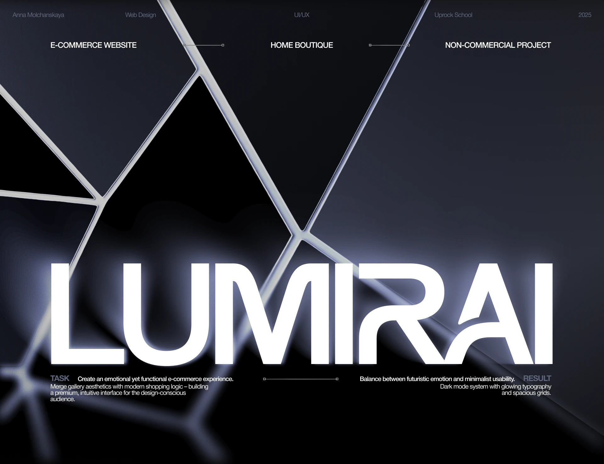 LUMIRAI| E-COMMERCE WEBSITE — Изображение №1 — Интерфейсы, Брендинг на Dprofile