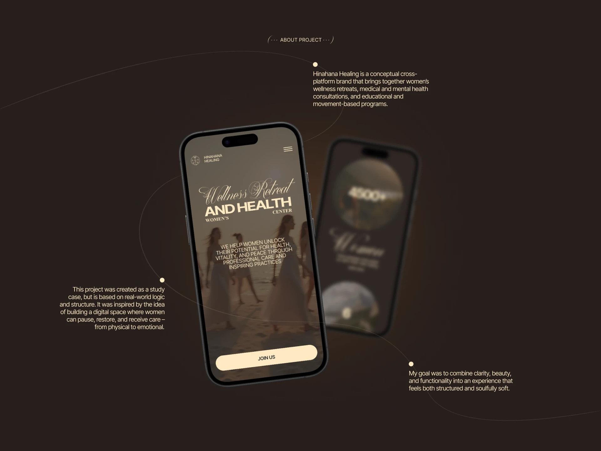 HinaHana Healing | Corporate website — Изображение №2 — Интерфейсы, Брендинг на Dprofile