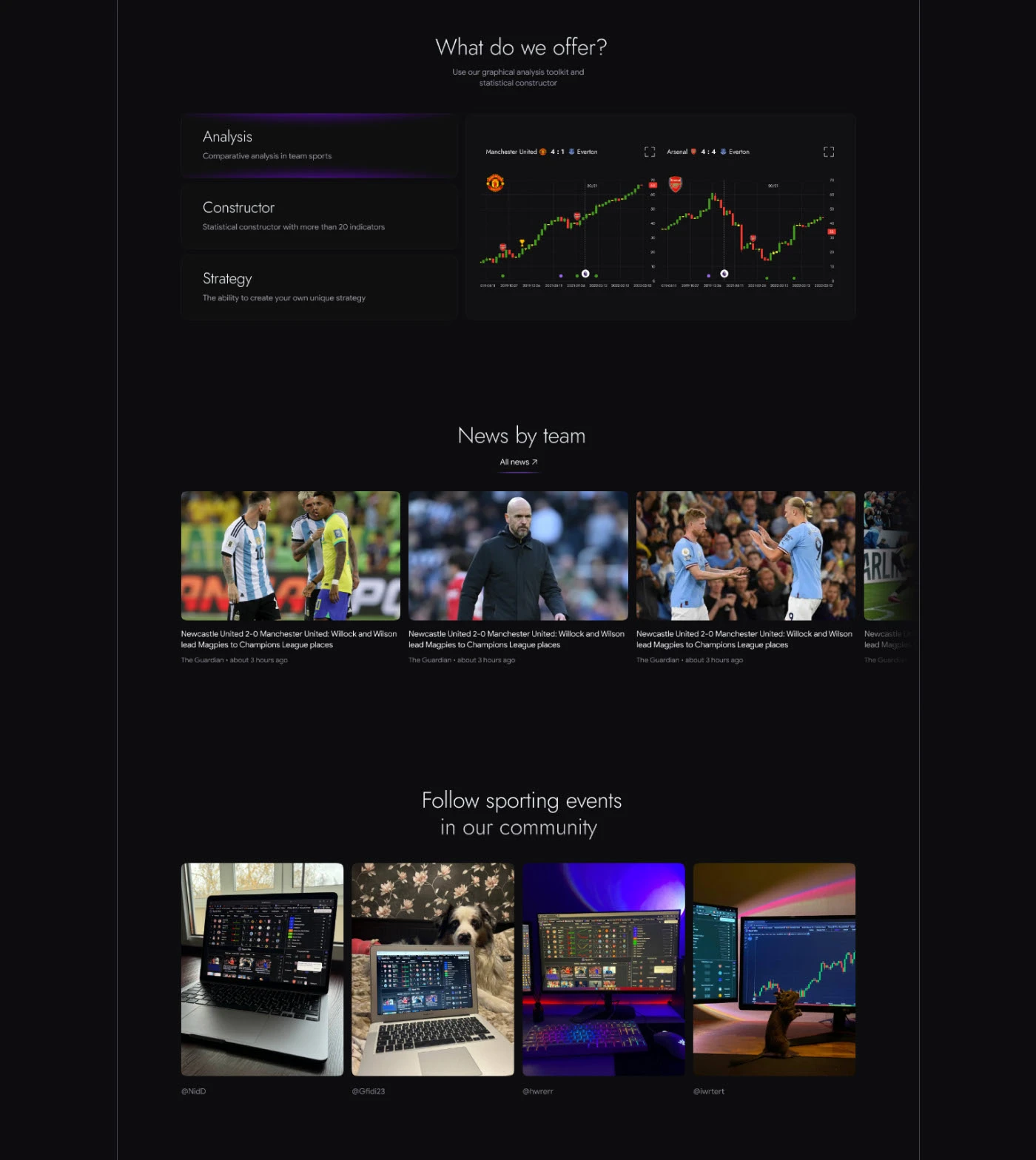 Sport analytics | SportWix — Изображение №8 — Интерфейсы на Dprofile