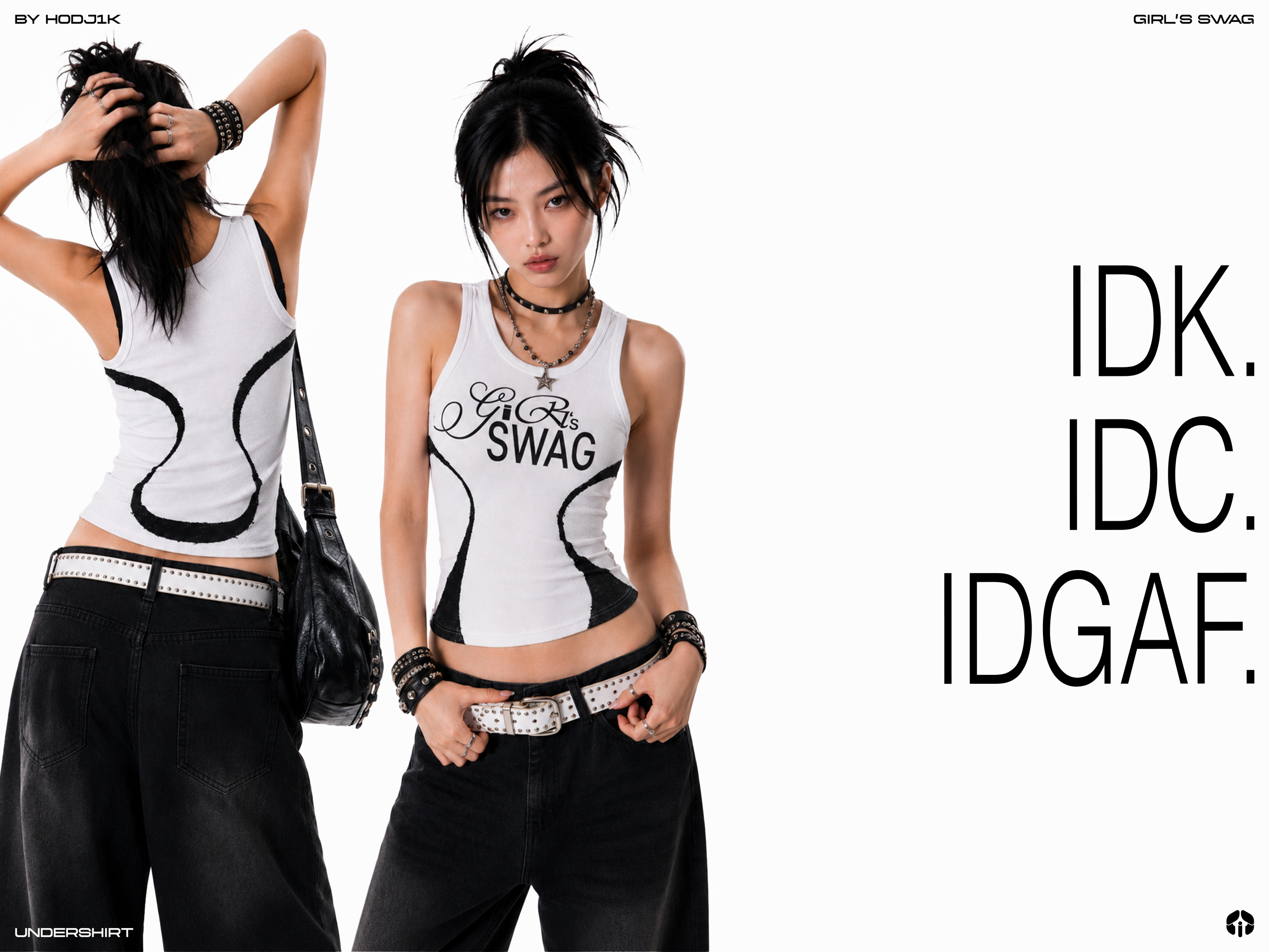 Girl's Swag – концепт дизайна майки — Изображение №3 — Брендинг, Нейро на Dprofile