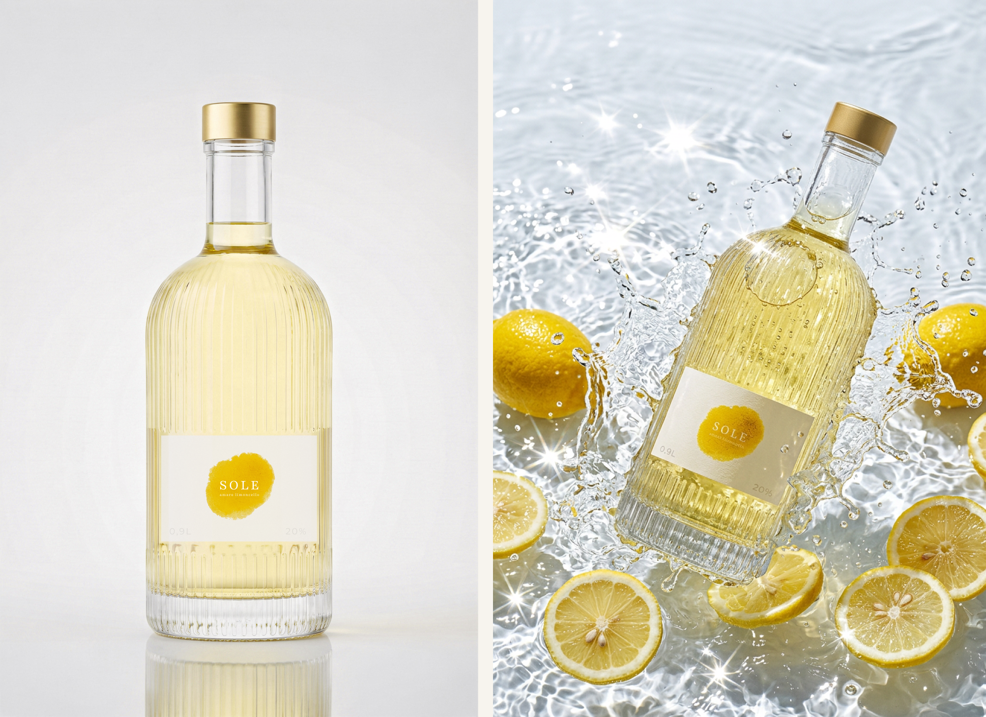 Брендинг для продукции SOLE amore limoncello — Изображение №3 — Брендинг, Графика на Dprofile
