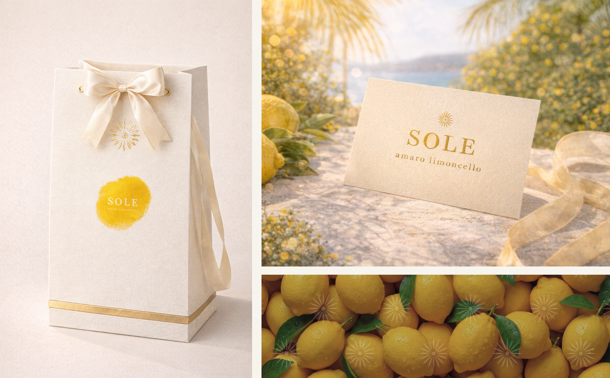 Брендинг для продукции SOLE amore limoncello — Изображение №6 — Брендинг, Графика на Dprofile